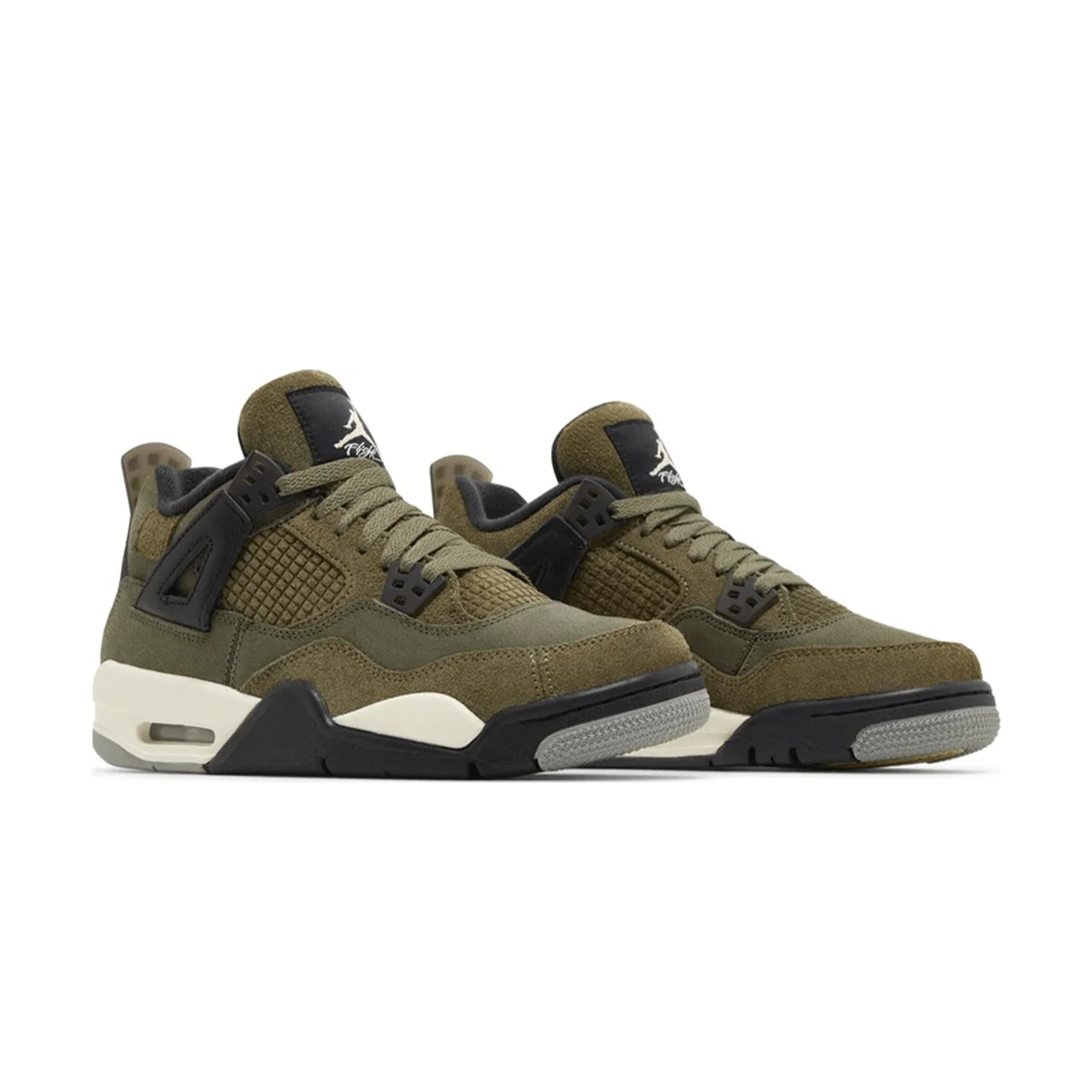 Air Jordan 4 Retro SE GS 'Craft - Olive' - Image 3