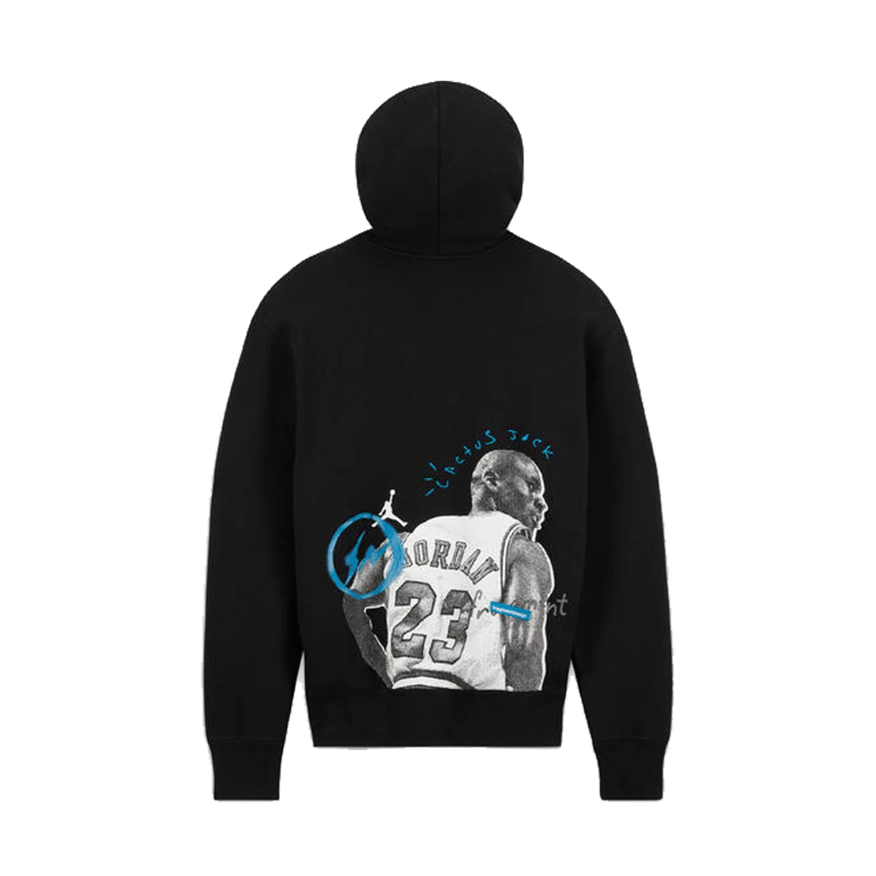Air Jordan x Travis Scott x Fragment Hoodie 'Black' - Image 2