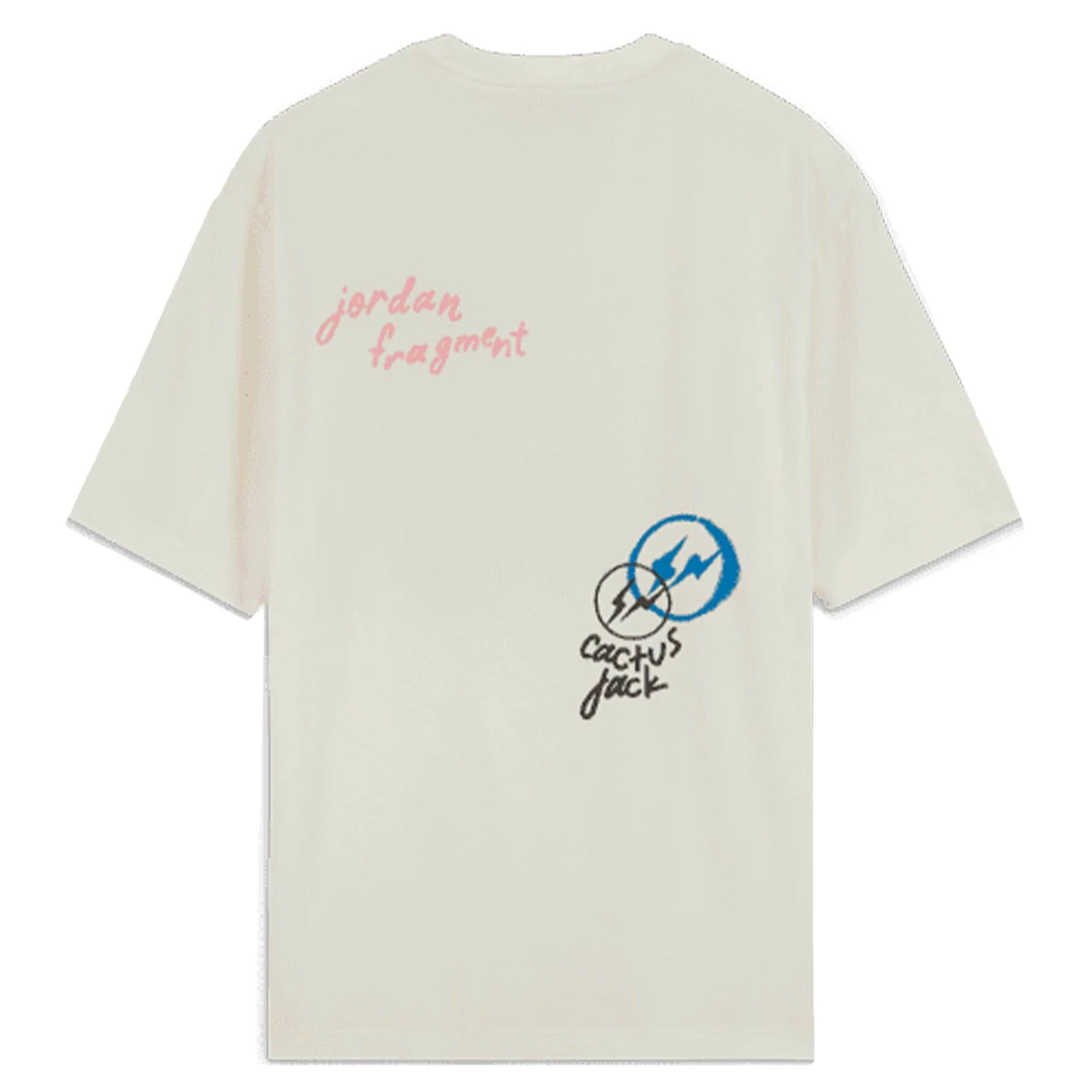 Air Jordan x Travis Scott x Fragment Short-Sleeve Tee 'White' - Image 2
