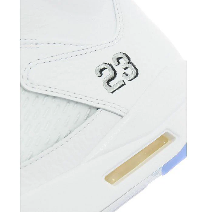 Air Jordan 5 Retro White-Metallic Silver - Image 4