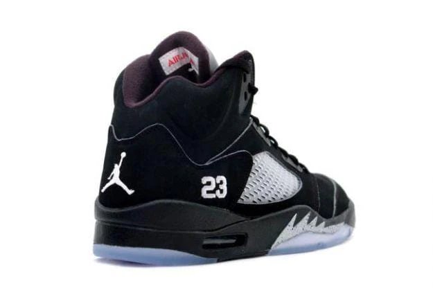 Air Jordan 5 Retro 'Black Metallic Silver' - Image 3