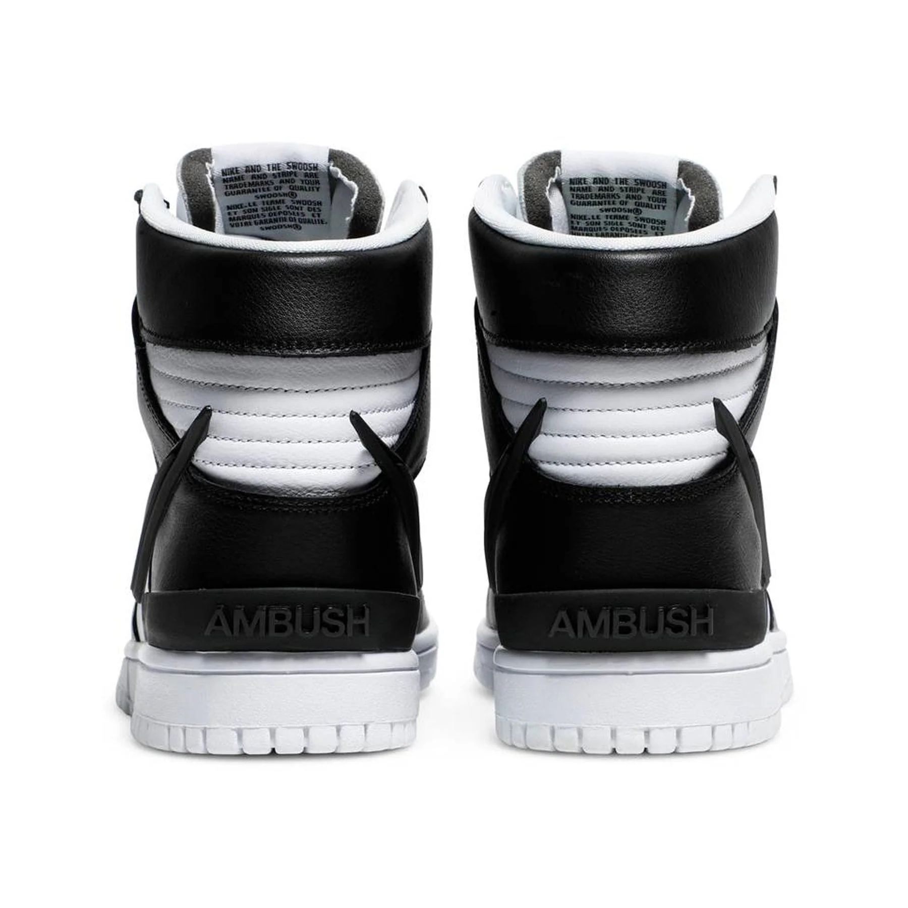 AMBUSH x Nike Dunk High 'Black' - Image 3