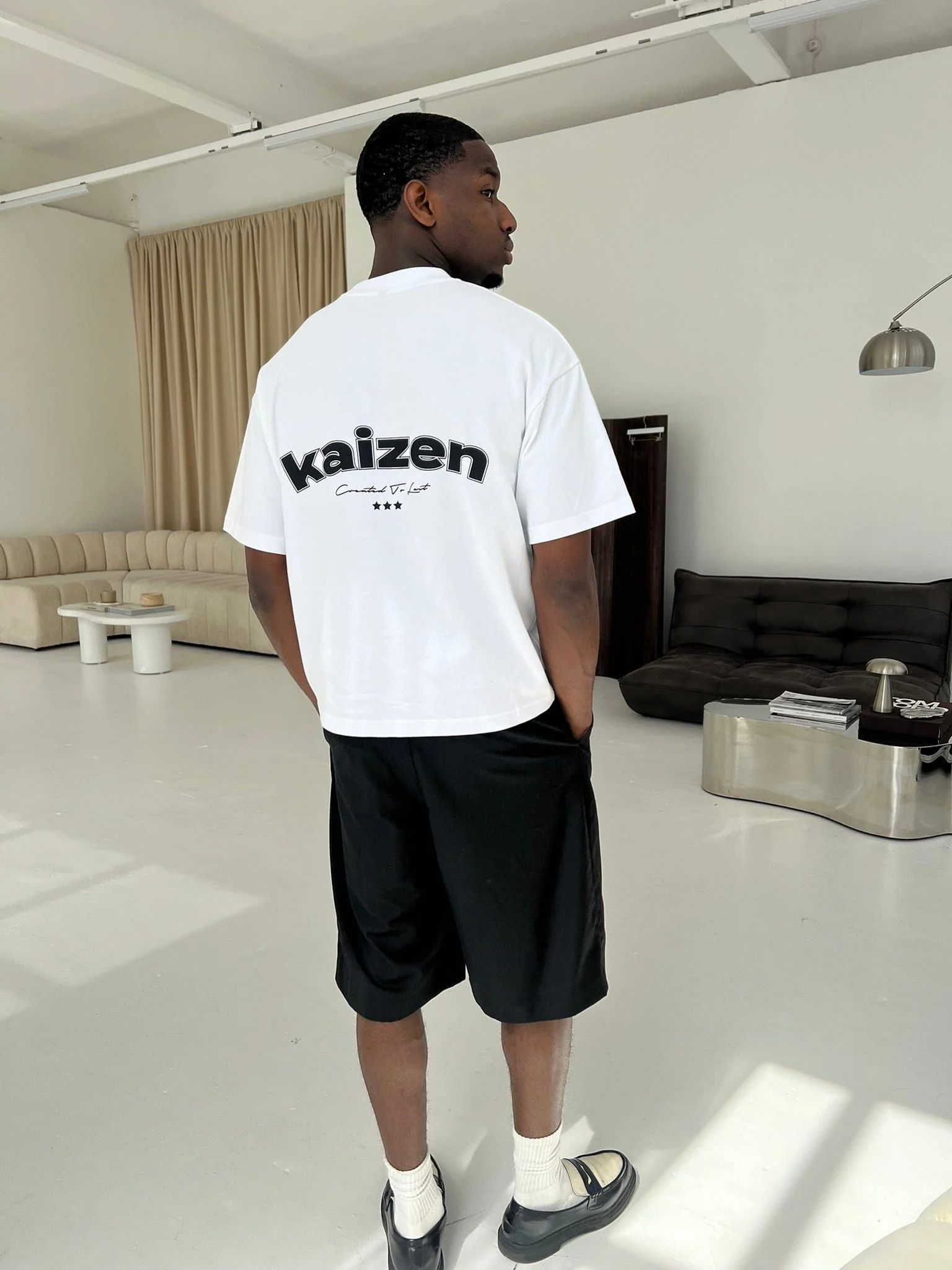 KAIZEN MARKET ARCH TEE WHITE - Image 5