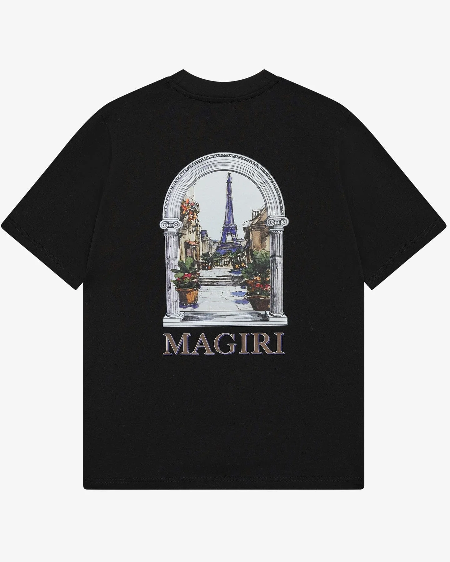 Magiri Archway Printed T-Shirt 'Black' - Image 2