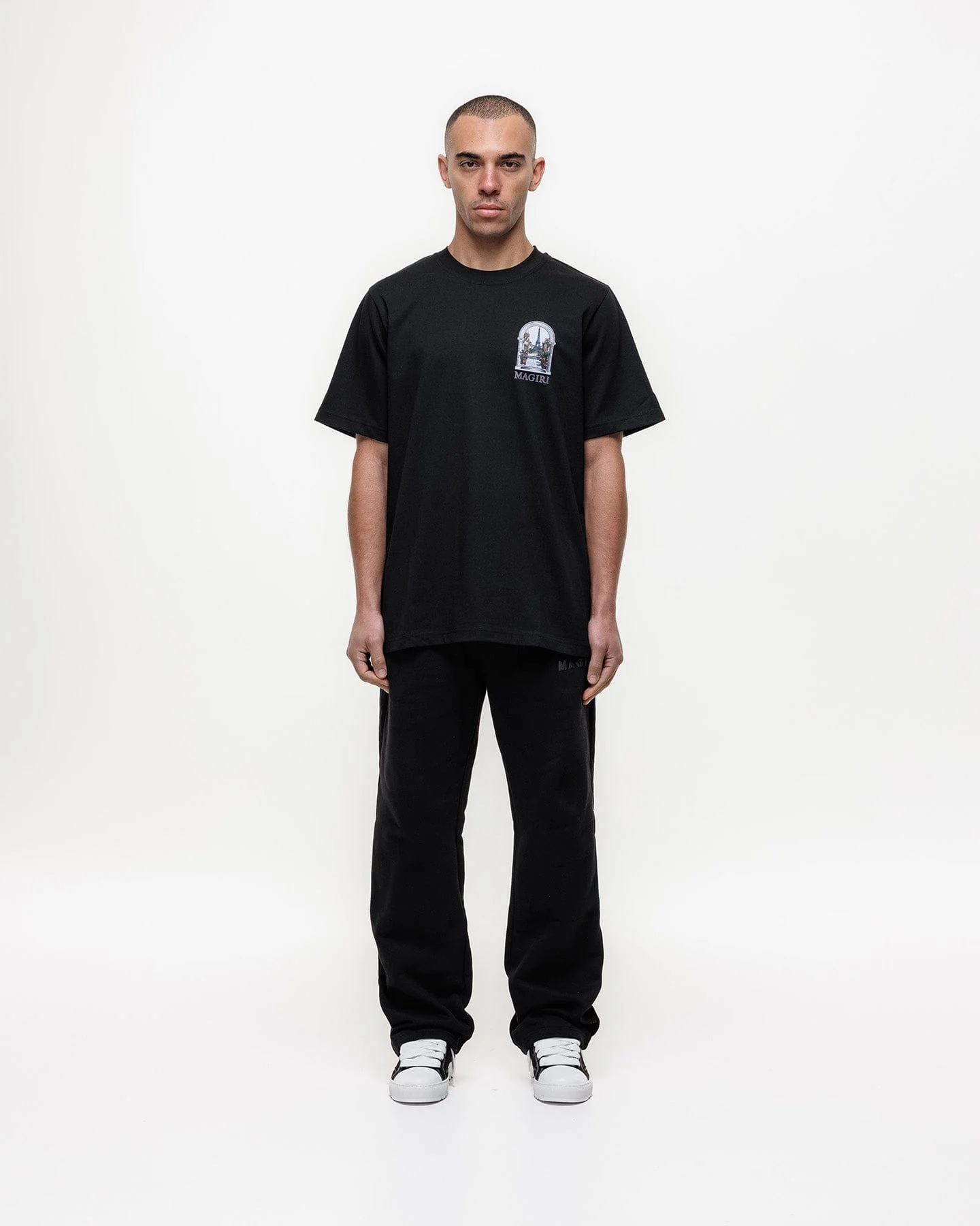 Magiri Archway Printed T-Shirt 'Black' - Image 3