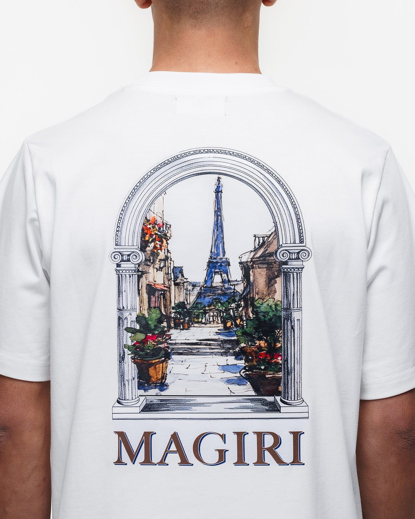 Magiri Archway Printed T-Shirt 'White' - Image 6