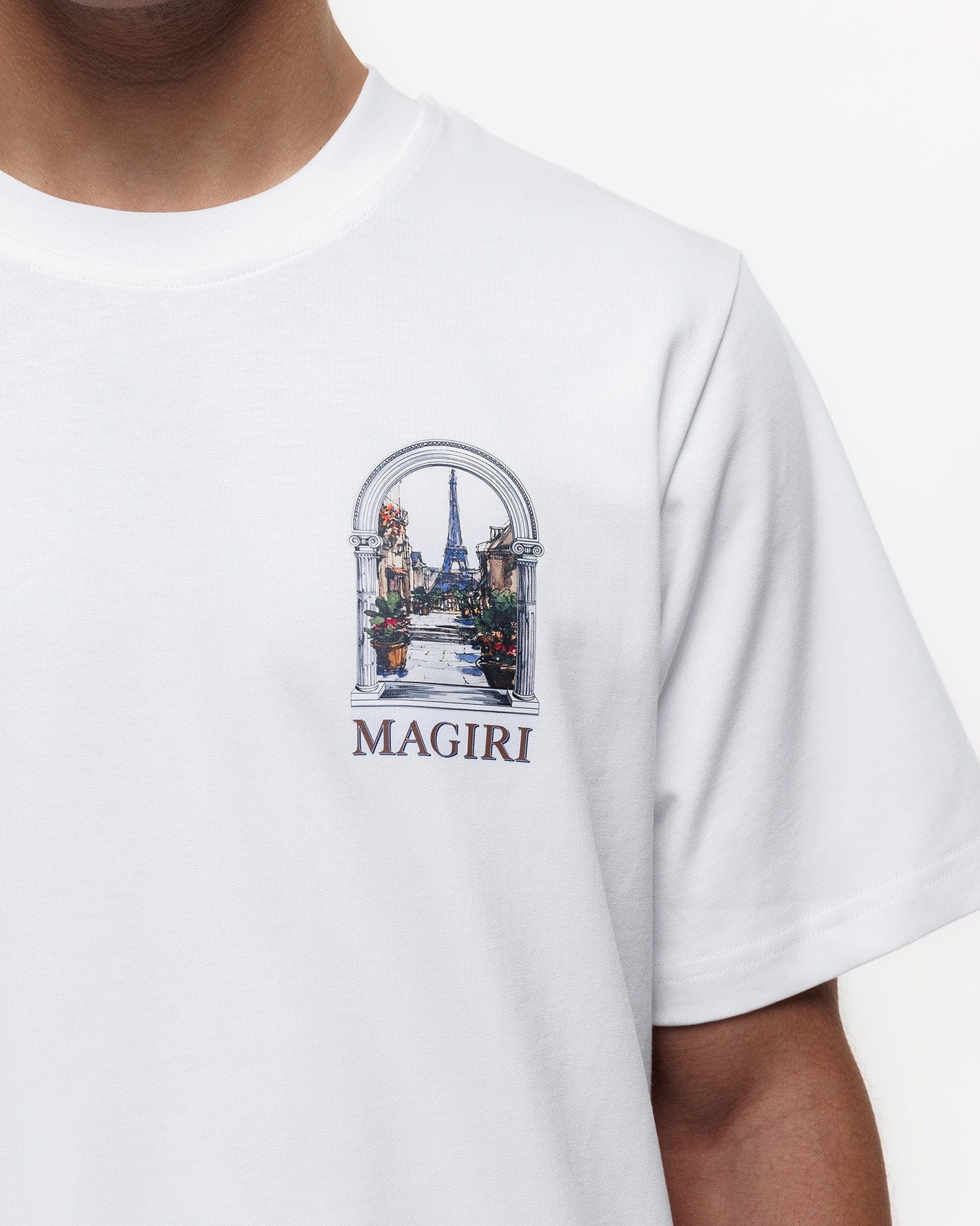 Magiri Archway Printed T-Shirt 'White' - Image 7
