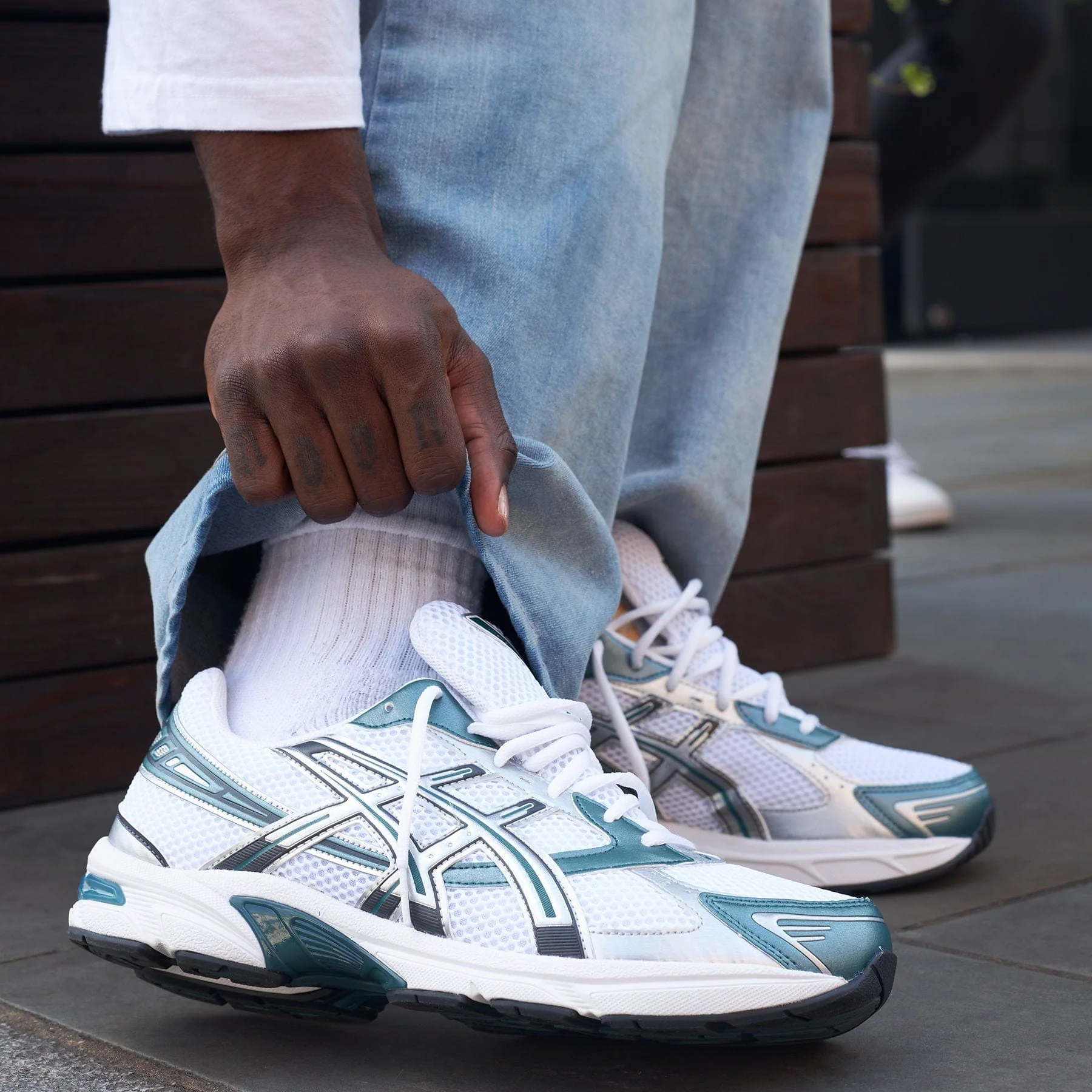 Asics Gel 1130 'White Dark Neptune' - Image 8