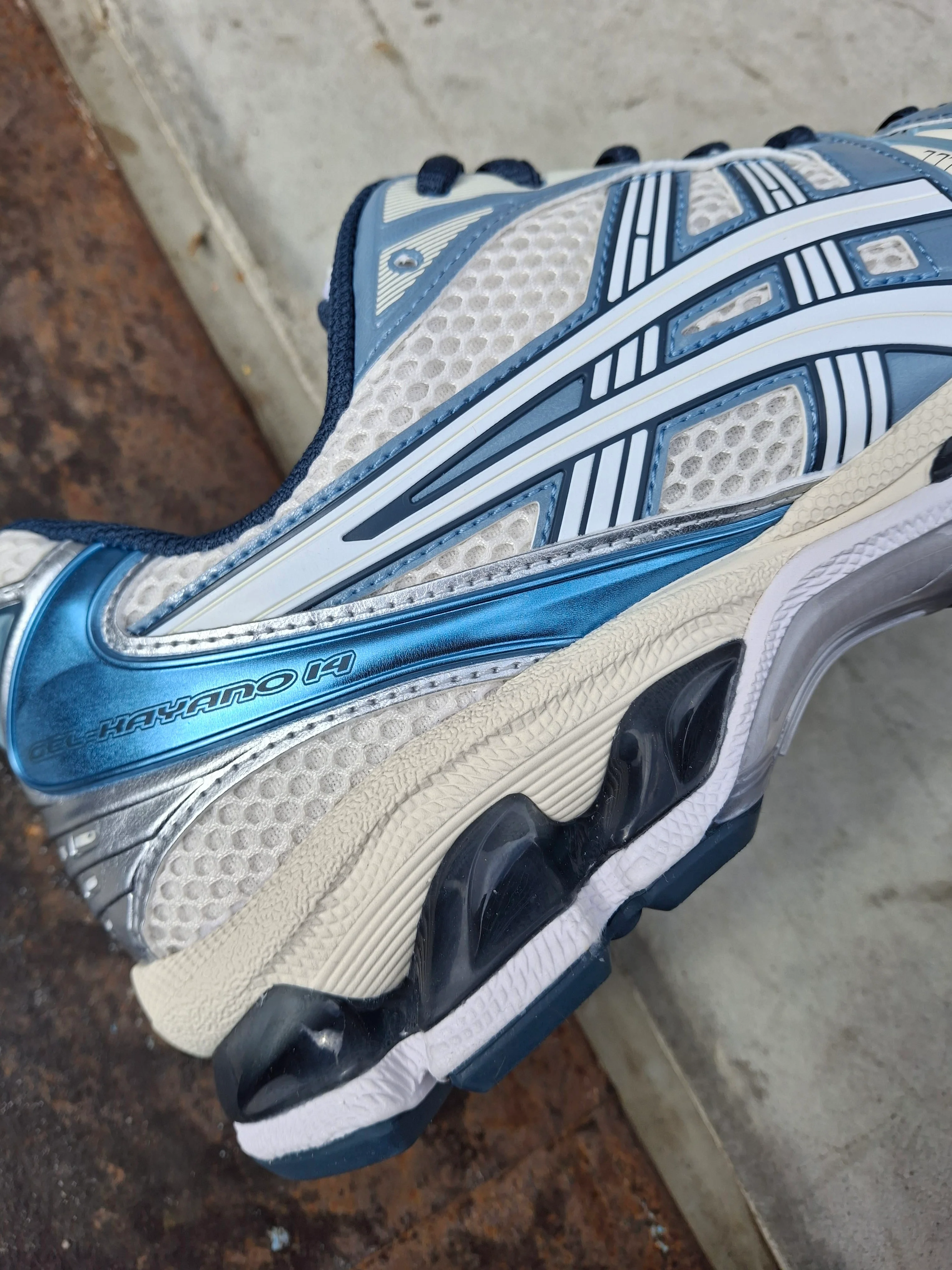 ASICS Gel Kayano 14 'Cream Raw Indigo' - Image 9