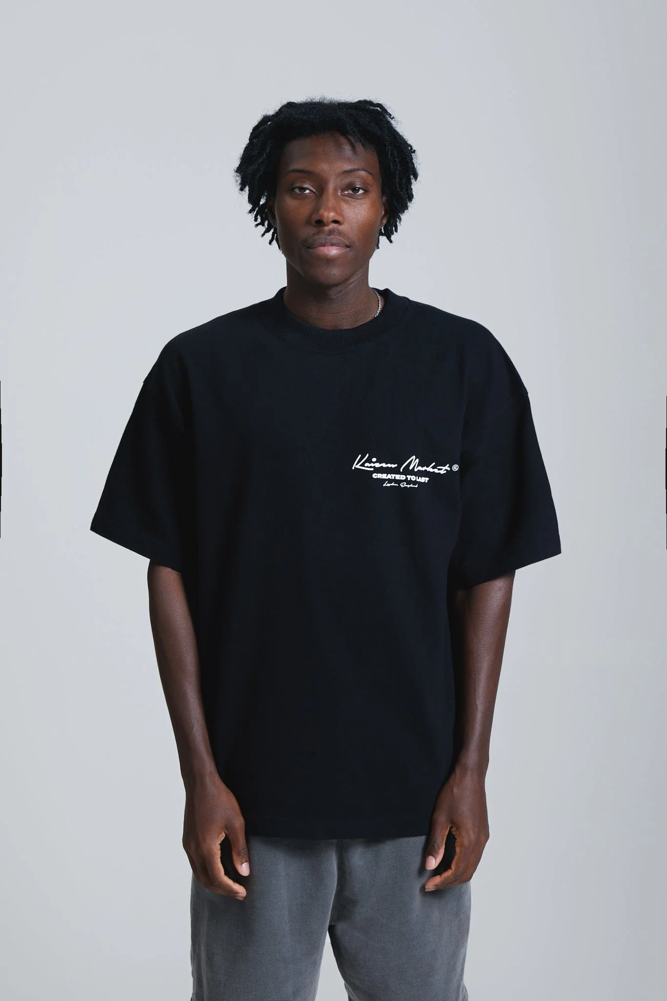 KAIZEN MARKET AUTOGRAPH TEE BLACK - Image 3