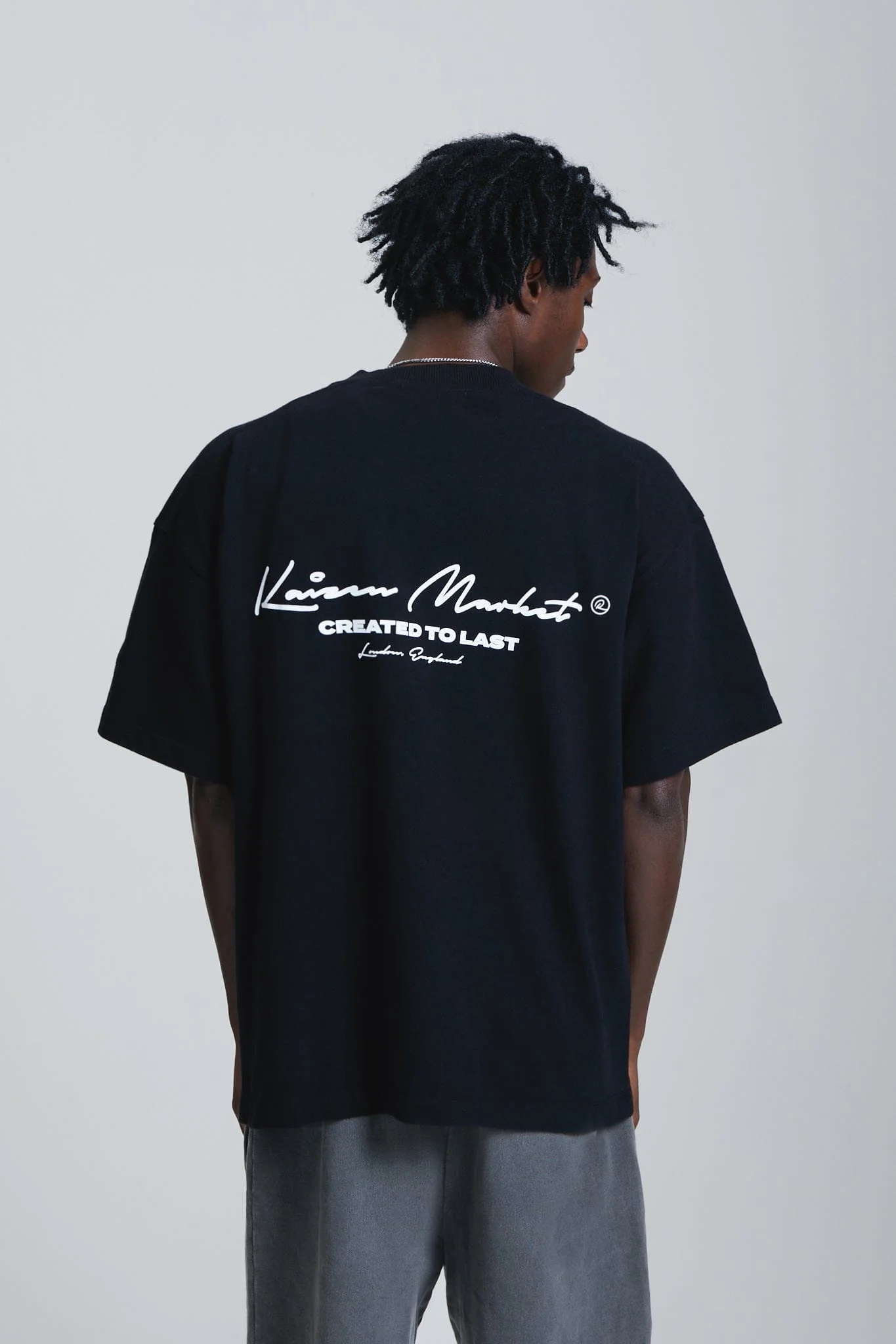 KAIZEN MARKET AUTOGRAPH TEE BLACK - Image 4