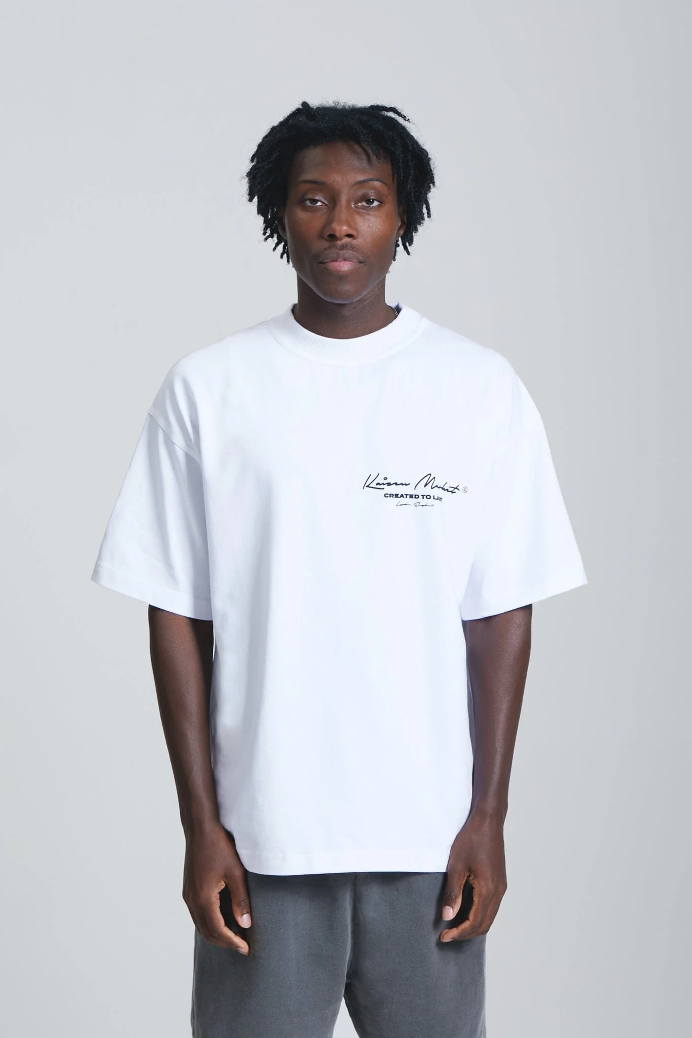 KAIZEN MARKET AUTOGRAPH TEE WHITE - Image 3