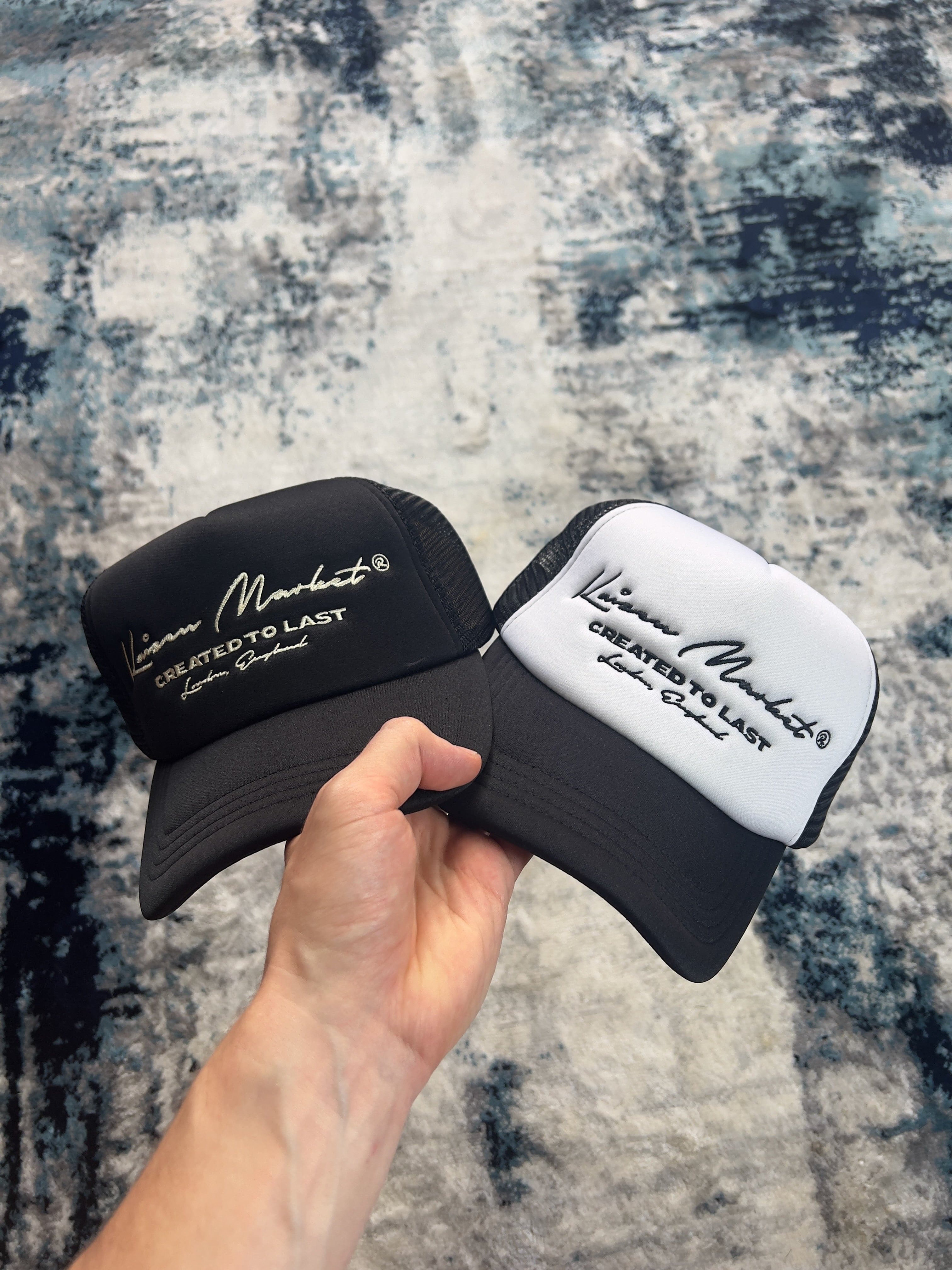 KAIZEN MARKET AUTOGRAPH TRUCKER HAT BLACK - Image 3