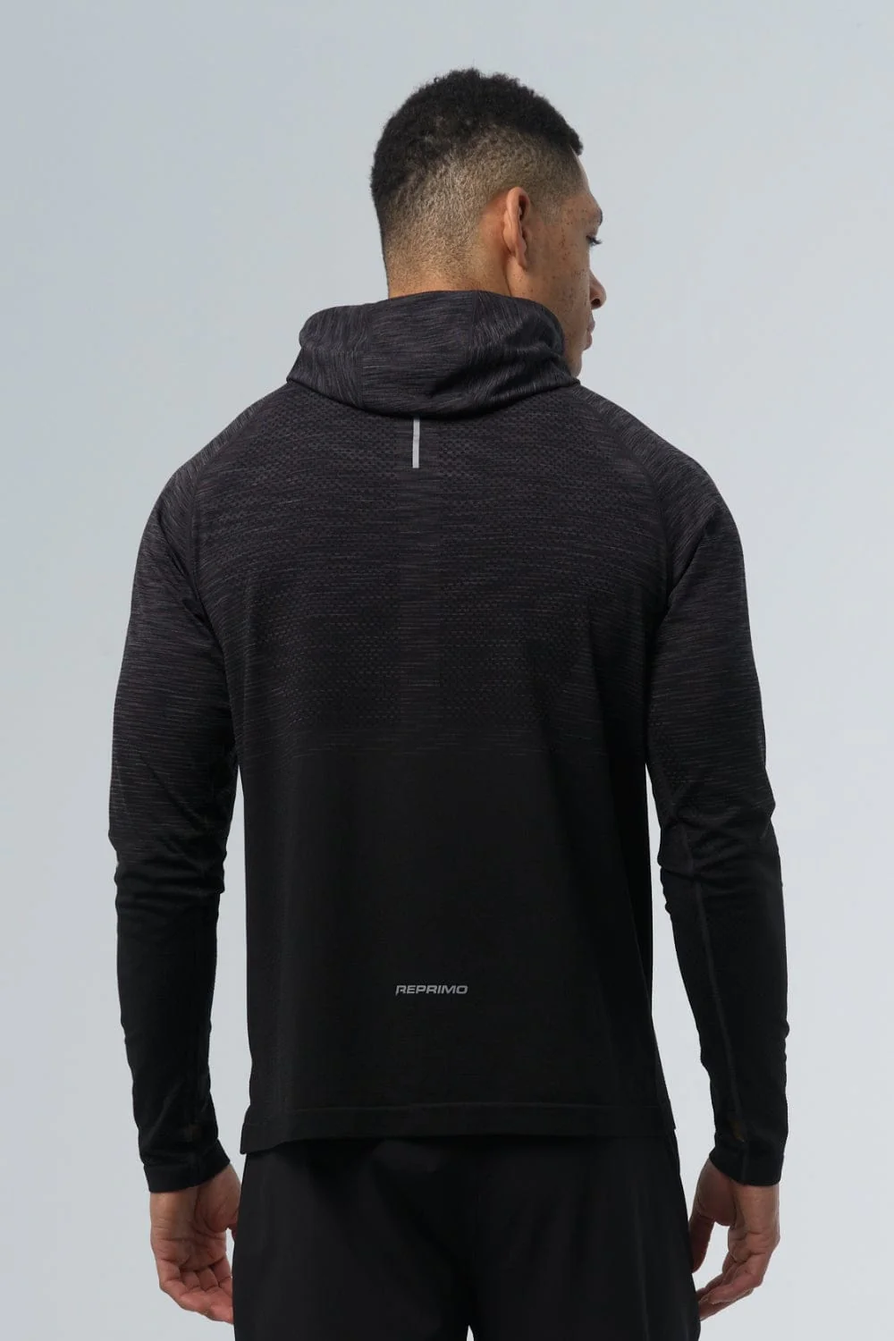 Reprimo Axis Half Zip Hoodie 'Black' - Image 2
