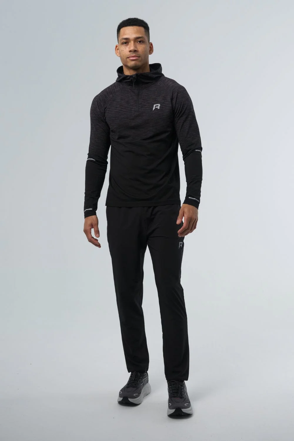 Reprimo Axis Half Zip Hoodie 'Black' - Image 4