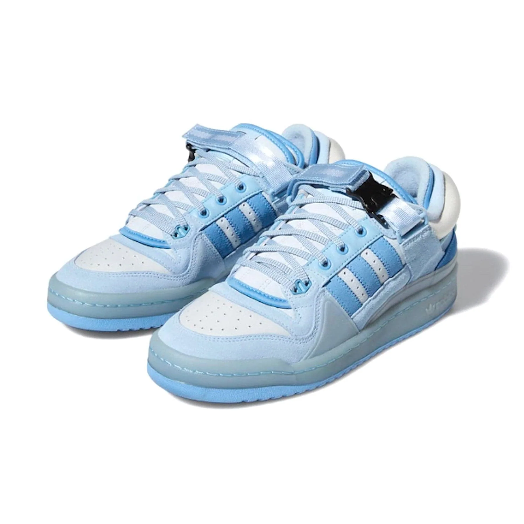 Bad Bunny x adidas Forum Buckle Low 'Blue Tint' - Image 2