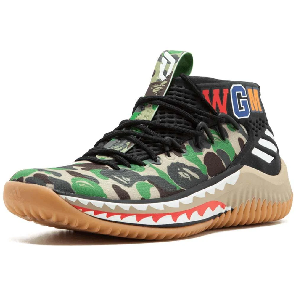 BAPE x adidas Dame 4 "Green Camo" - Image 4