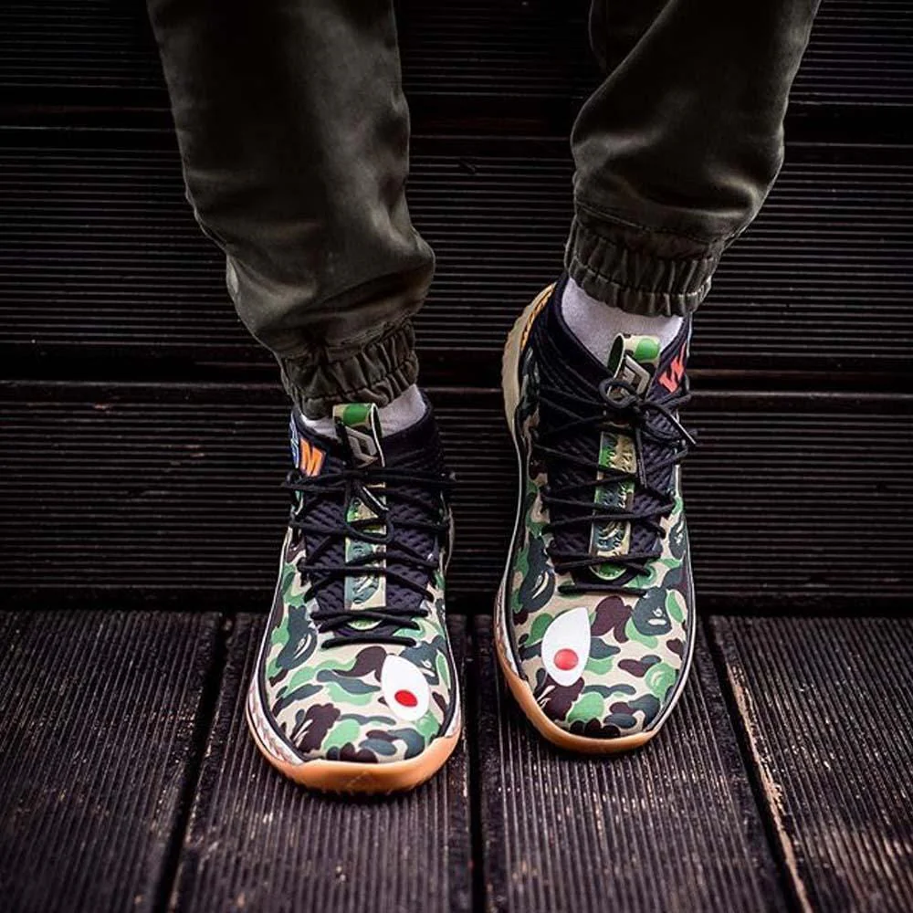 BAPE x adidas Dame 4 "Green Camo" - Image 5