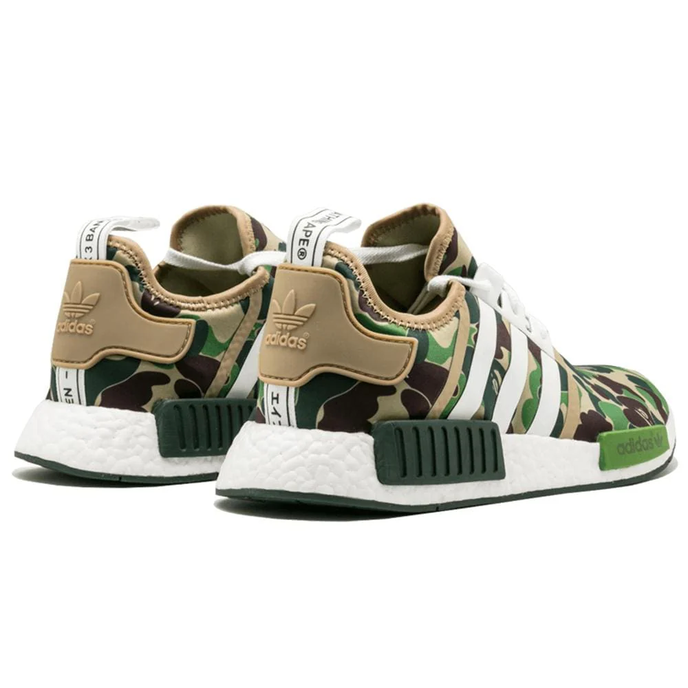 Bape x Adidas NMD_R1 Green Camo - Image 3