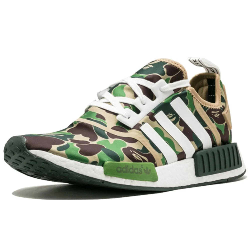 Bape x Adidas NMD_R1 Green Camo - Image 4