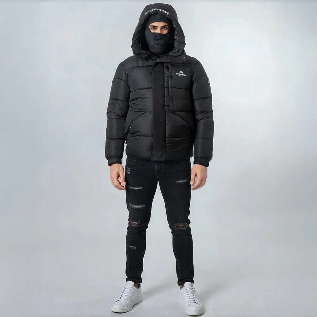 Helvetica Mountain Pioneers Barnes Hooded Parka Jacket - Image 2