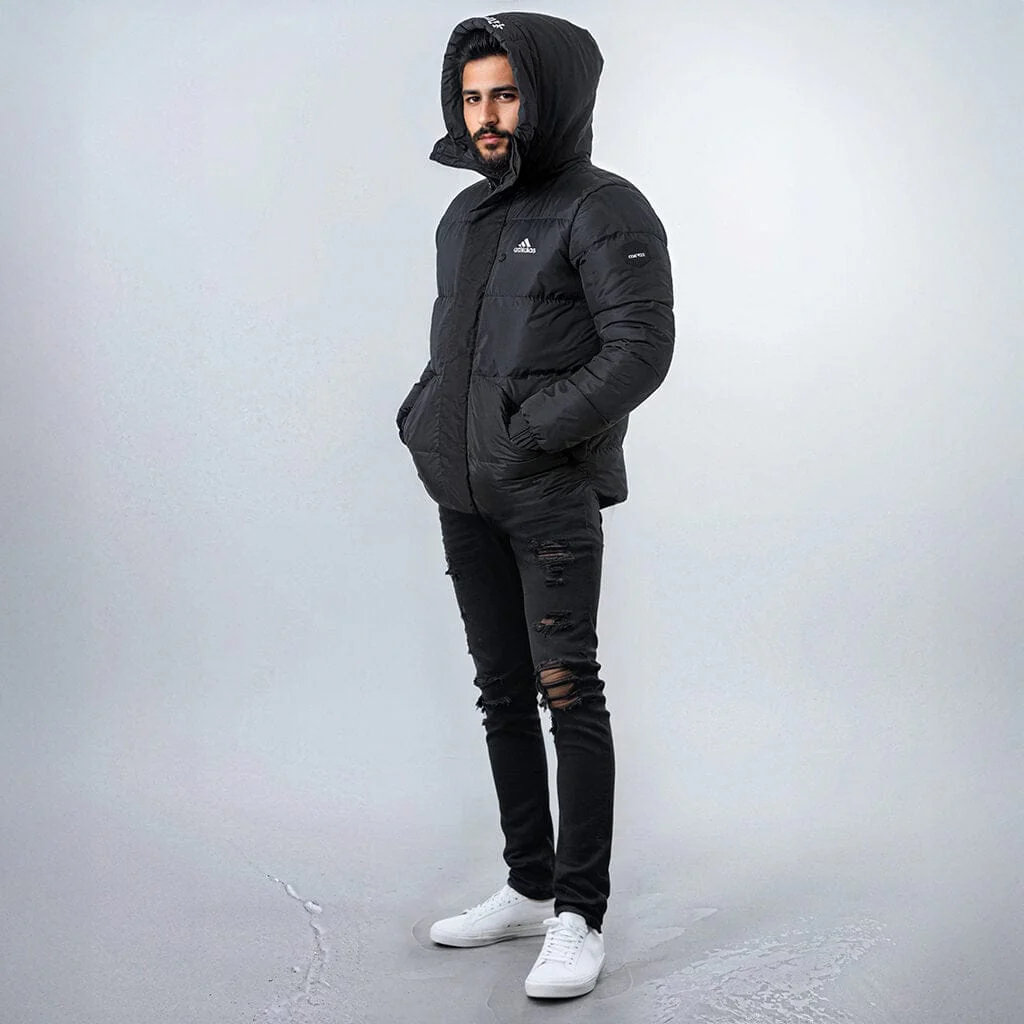 Helvetica Mountain Pioneers Barnes Hooded Parka Jacket - Image 3