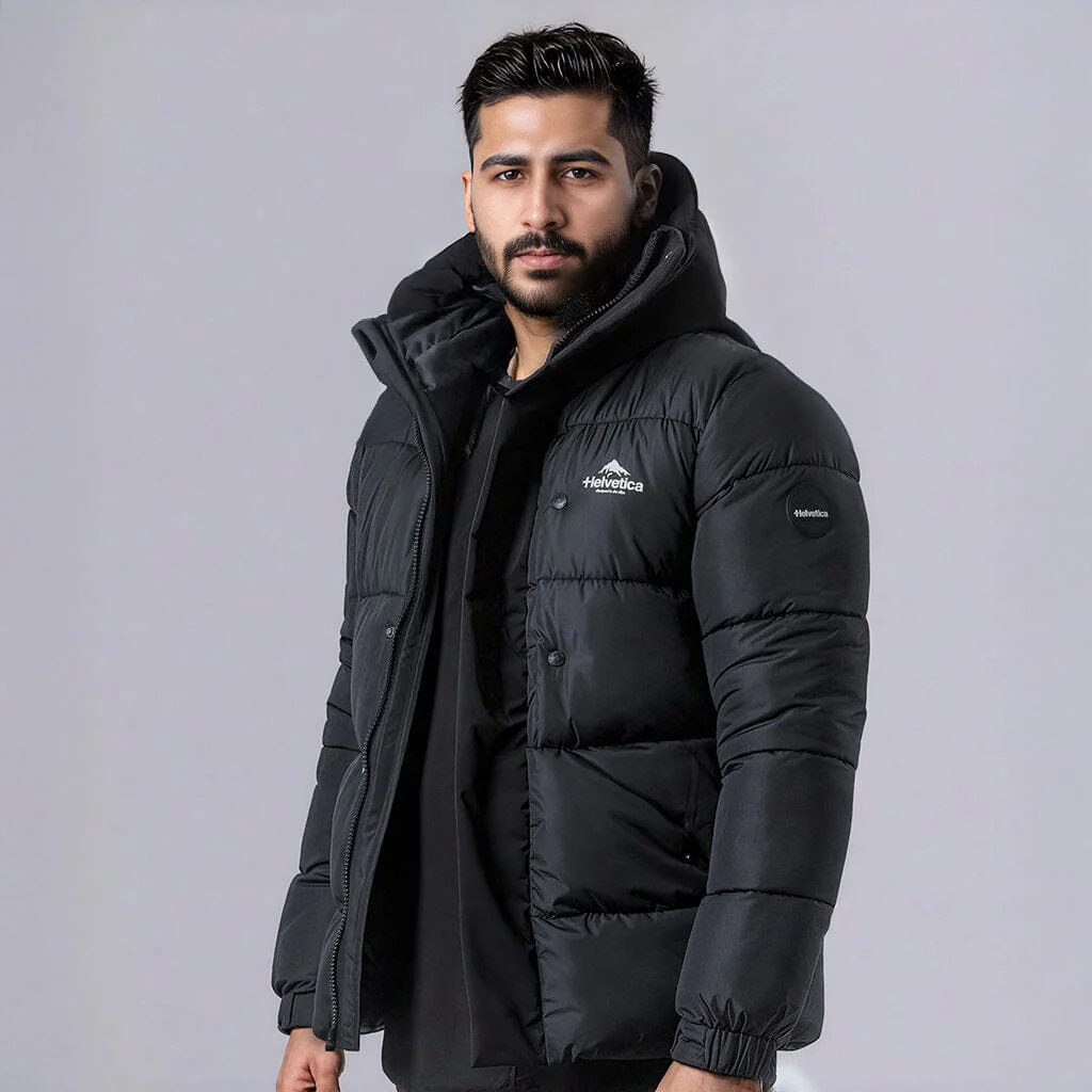 Helvetica Mountain Pioneers Barnes Hooded Parka Jacket - Image 4
