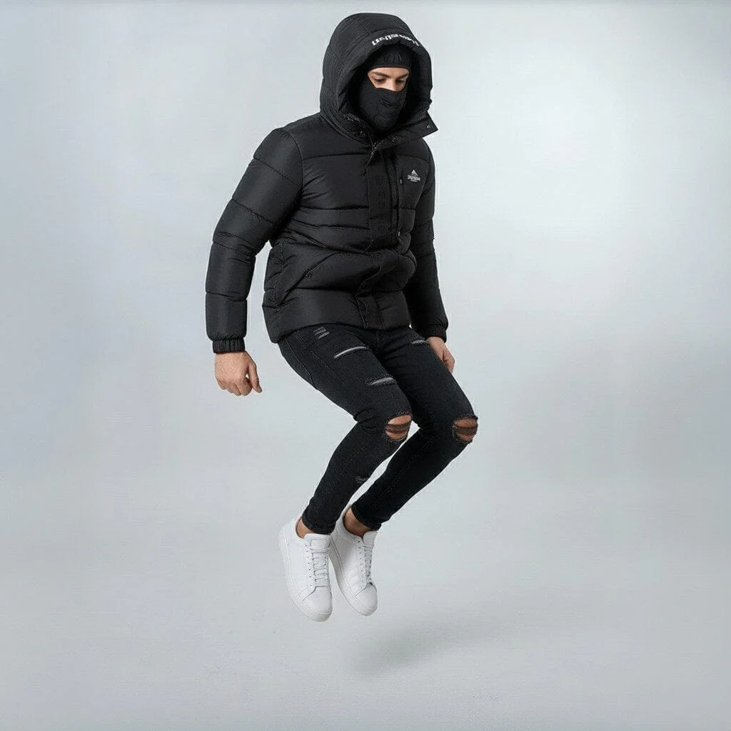Helvetica Mountain Pioneers Barnes Hooded Parka Jacket - Image 6