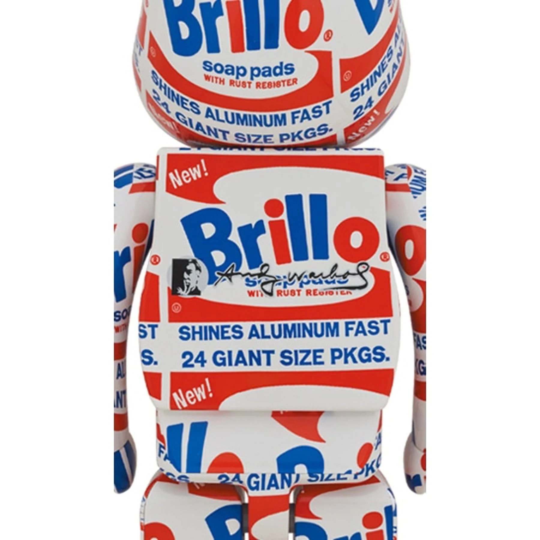 Bearbrick ANDY WARHOL "Brillo" 1000% - Image 2