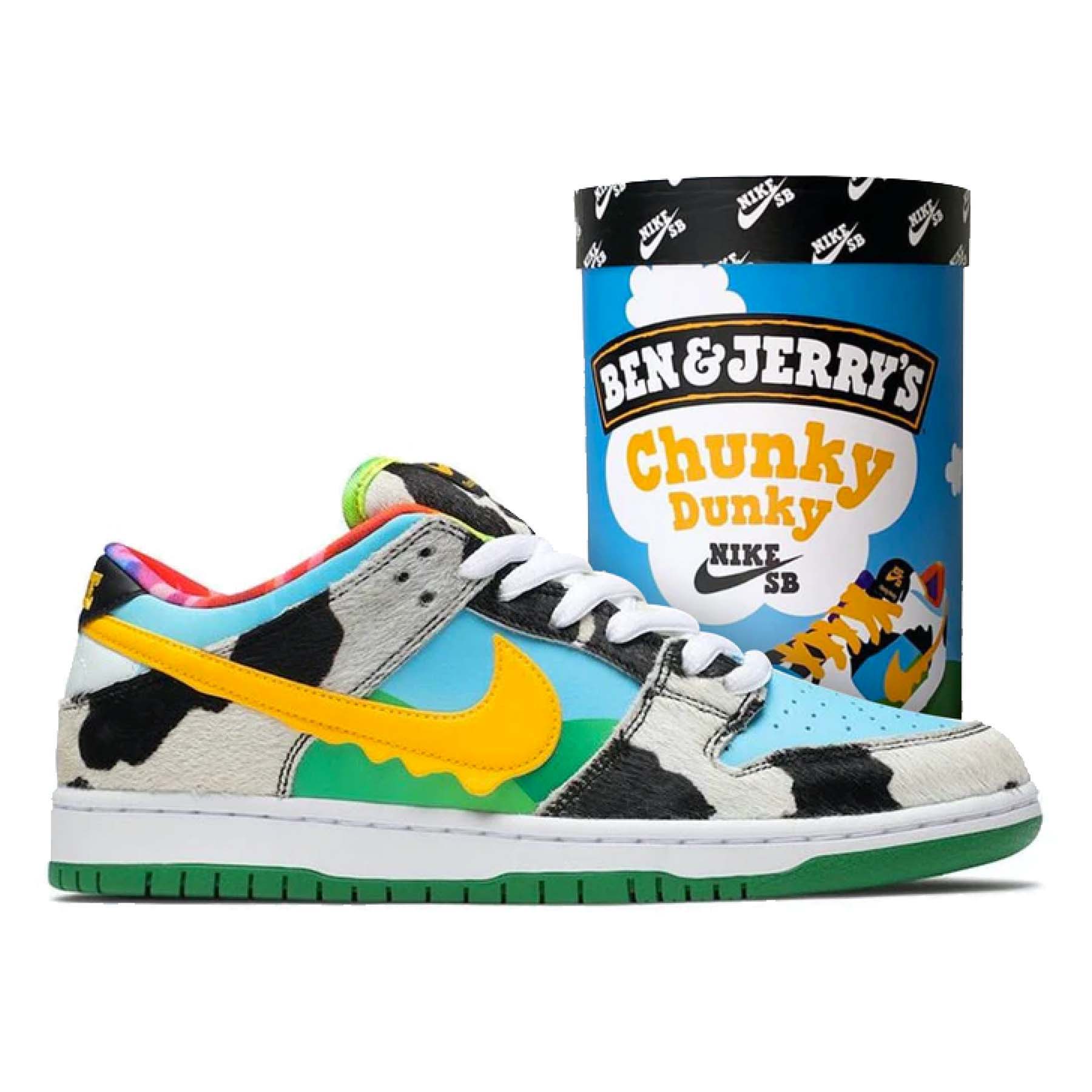 Ben & Jerry's x Dunk Low SB 'Chunky Dunky' Special Ice Cream Box - Image 6