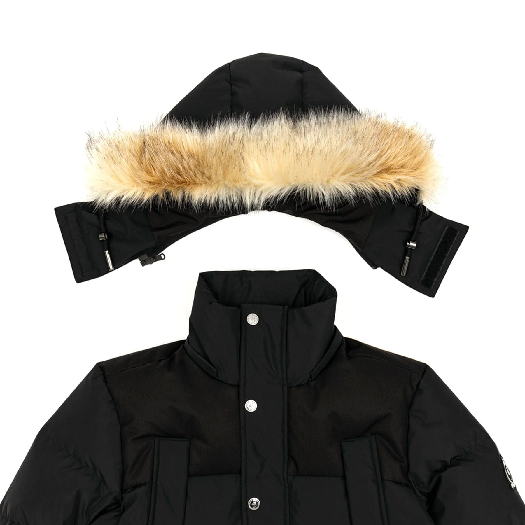 Benjart Fur Parka 'Black' - Image 5