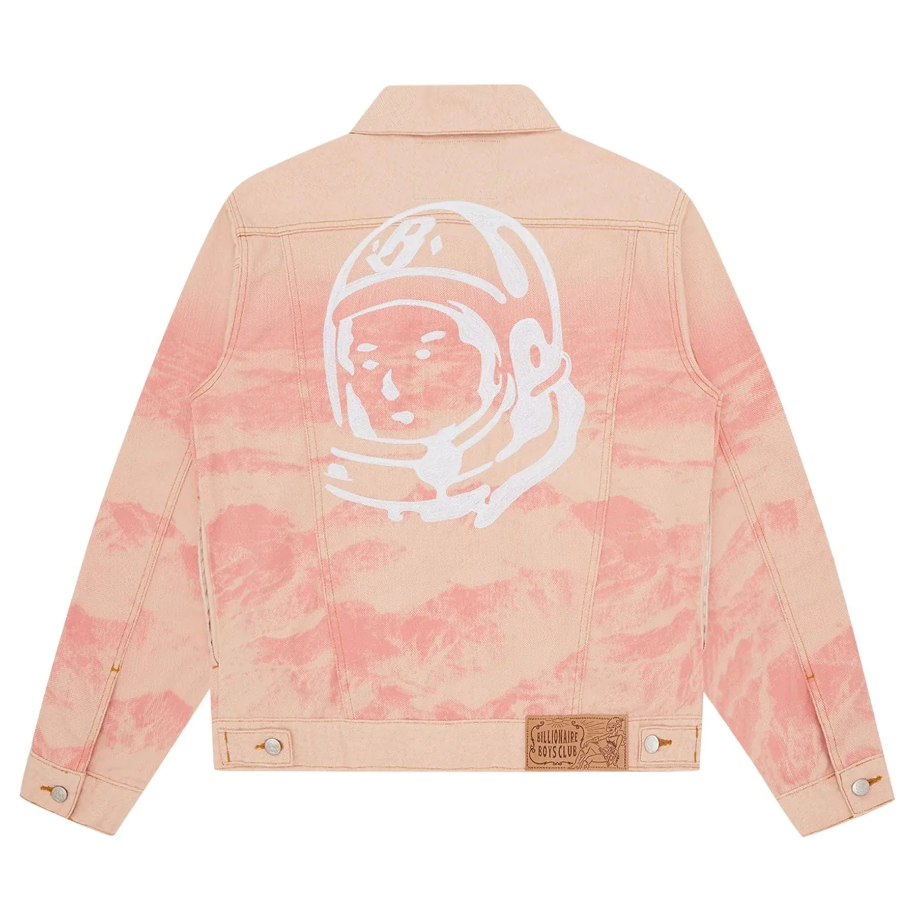 Billionaire Boys Club Mountain Print Astro Denim Jacket 'Pink' - Image 2