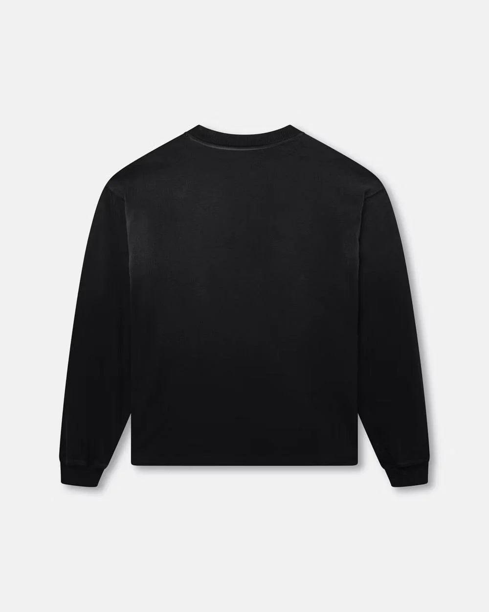 KAIZEN MARKET BLANK HEAVYWEIGHT FADE OUT LONGSLEEVE TEE BLACK - Image 2