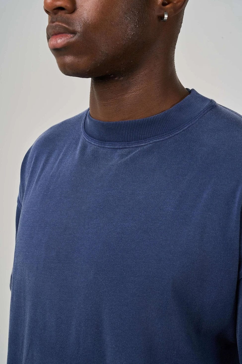 KAIZEN MARKET BLANK HEAVYWEIGHT FADE OUT TEE BLUE - Image 4