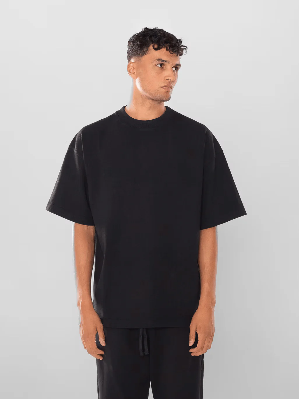 KAIZEN MARKET BLANK HEAVYWEIGHT TEE BLACK - Image 3
