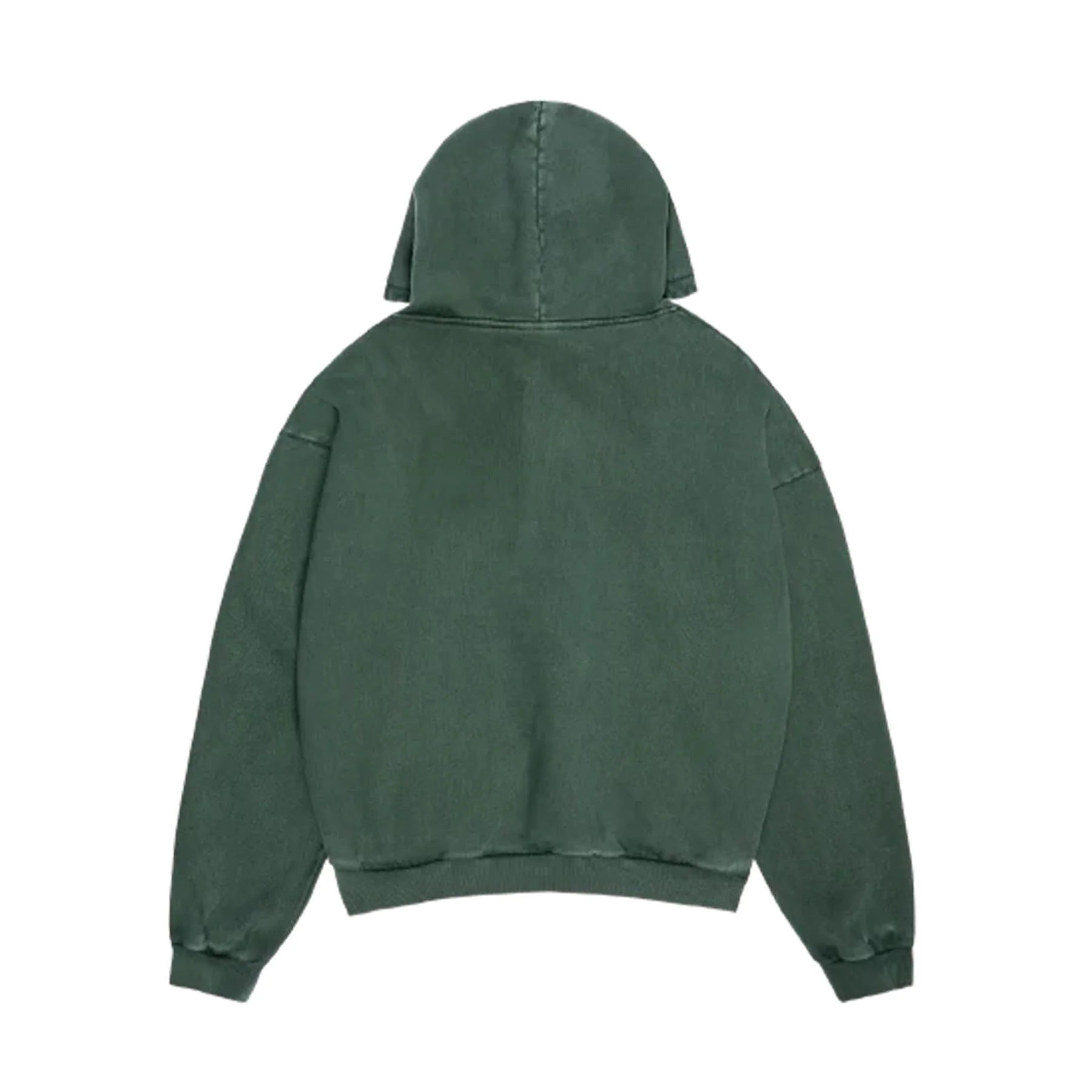Broken Planet Basics Hoodie 'Washed Emerald Green' - Image 2