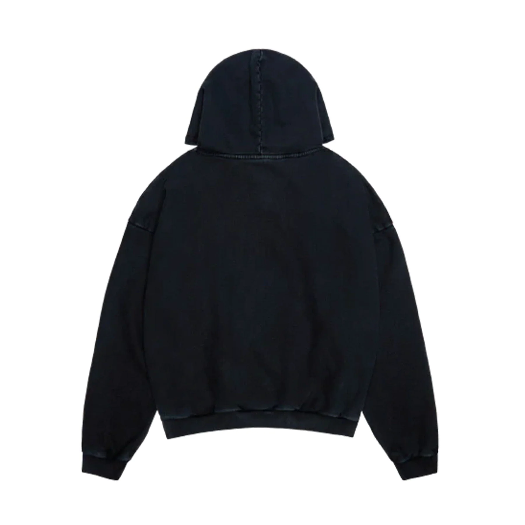 Broken Planet Basics Hoodie 'Washed Midnight Black' - Image 2