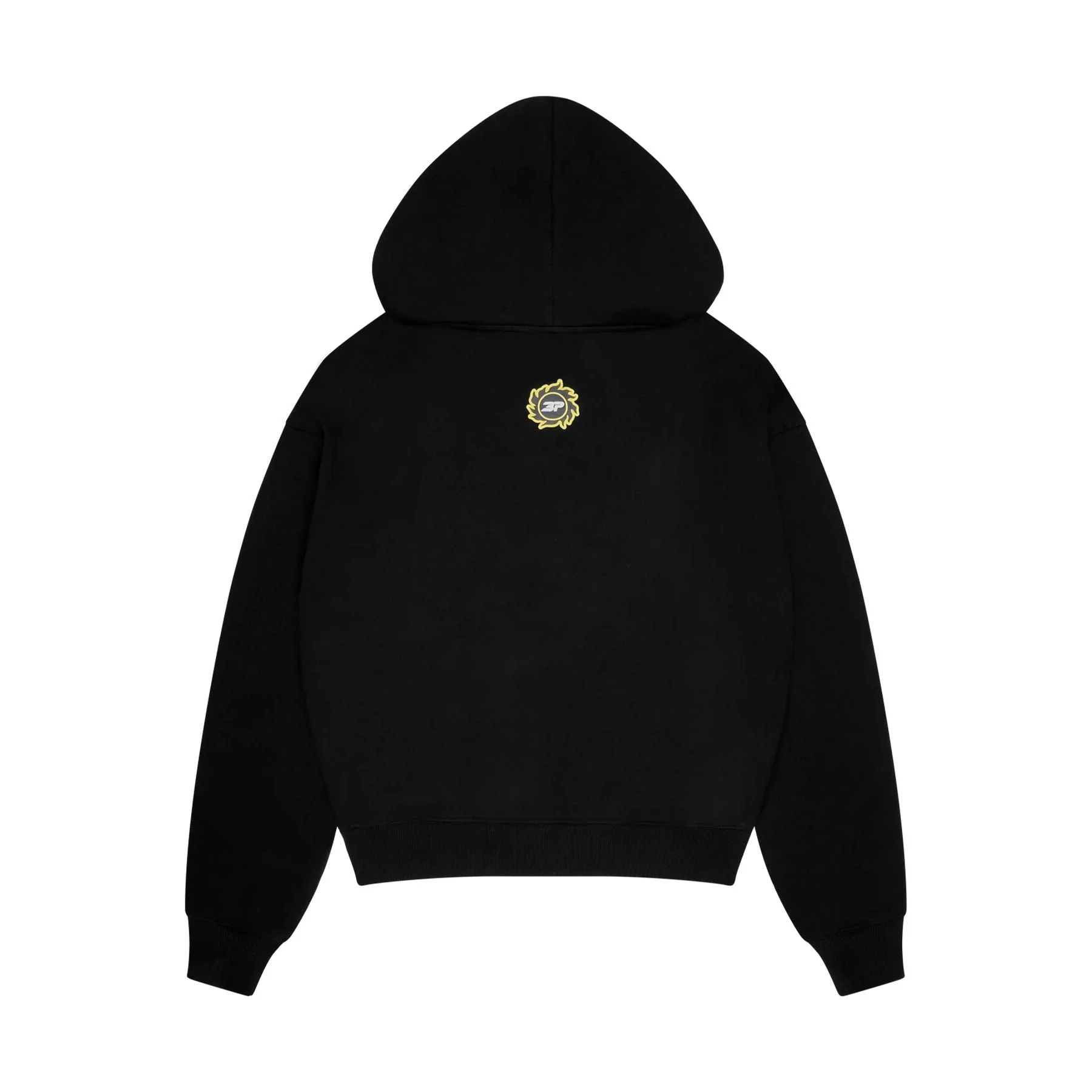 Broken Planet Hoodie 'Moon Phases' - Midnight Black - Image 2