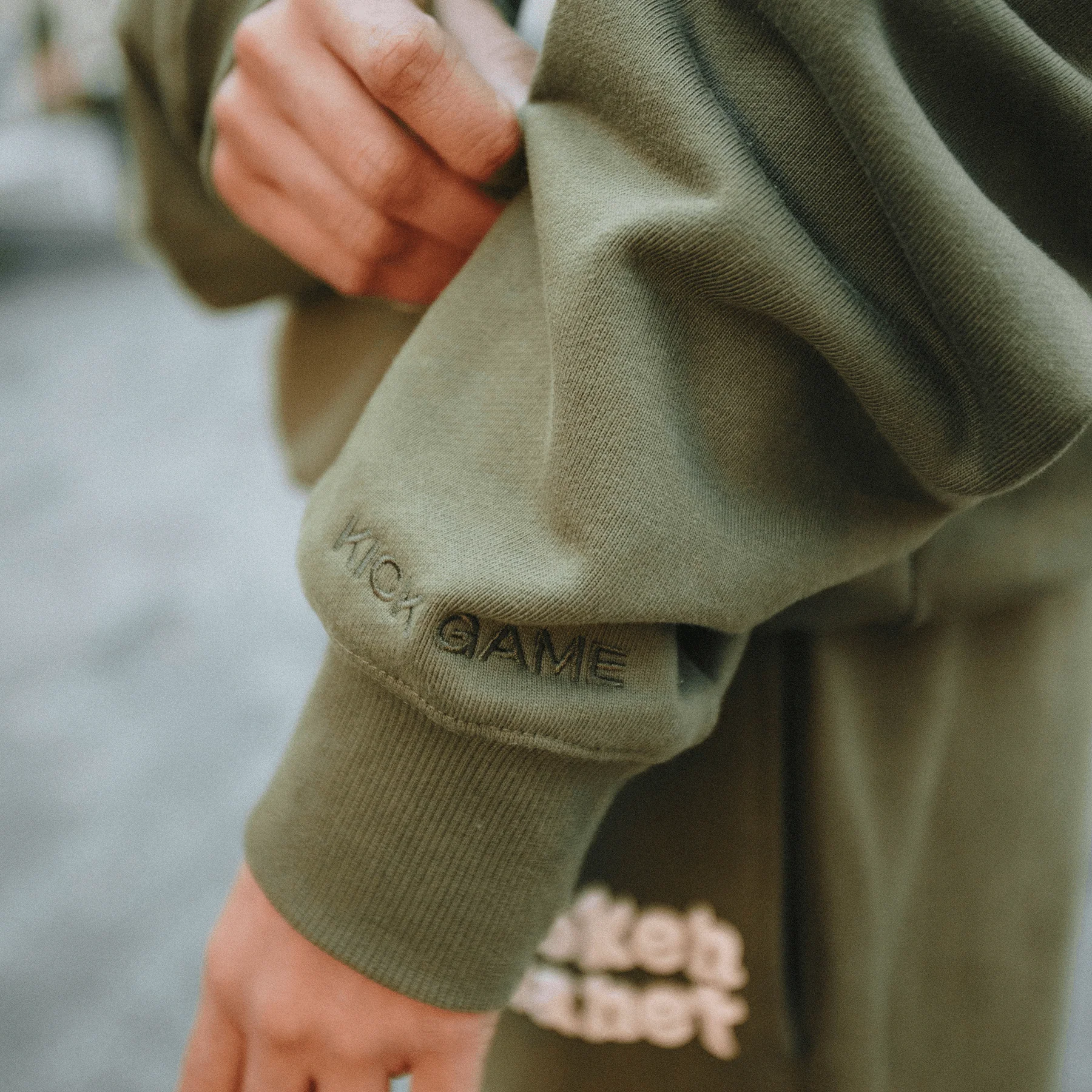 Broken Planet Hoodie x KG 'Olive Green' - Image 3