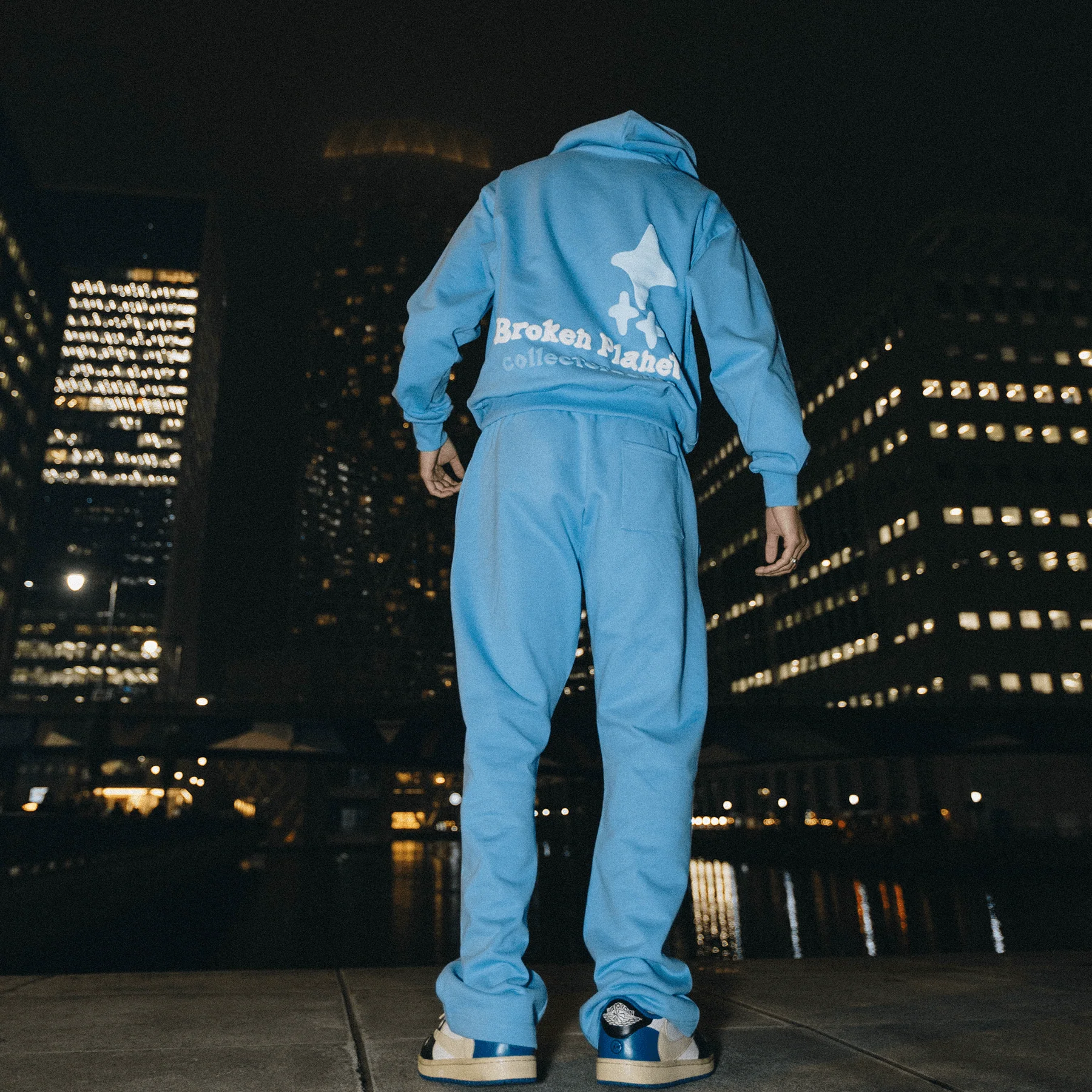 Broken Planet Hoodie x KG 'University Blue' - Image 4