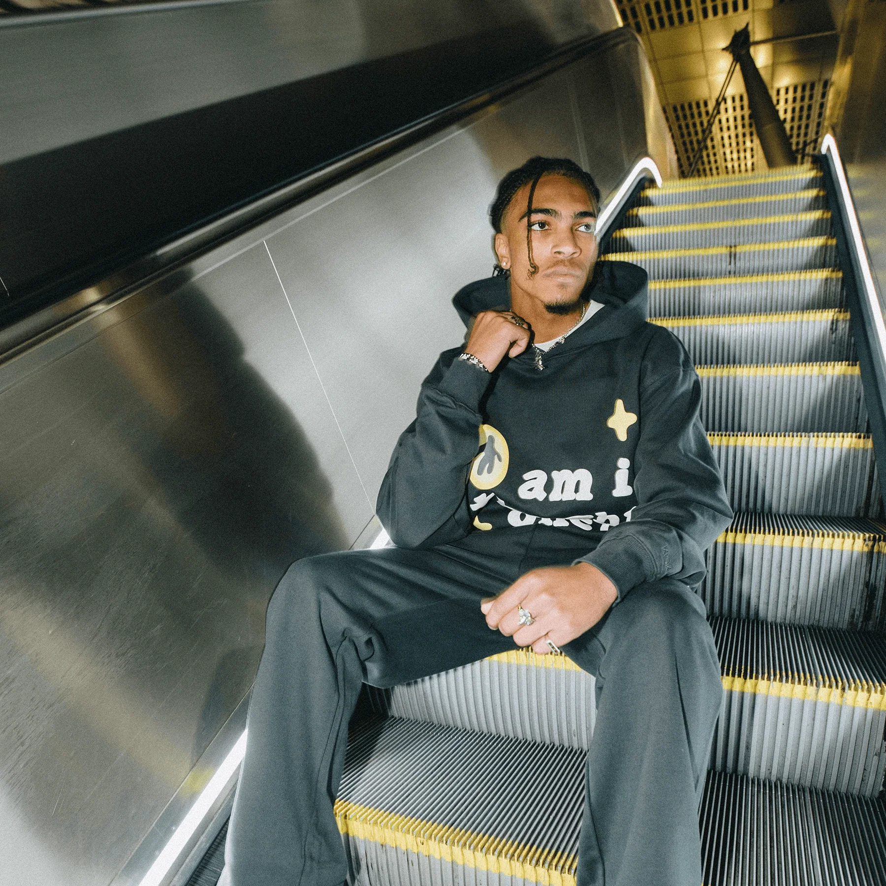 Broken Planet x KG Sweat Pants 'Onyx' - Image 5