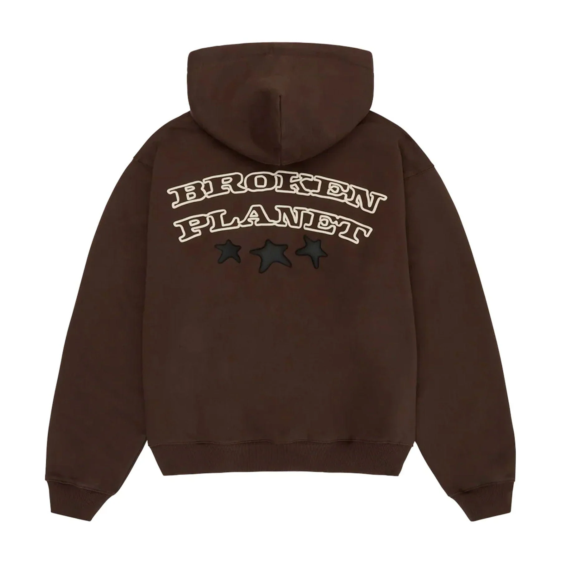 Broken Planet Out of Service Hoodie 'Mocha Brown' - Image 2