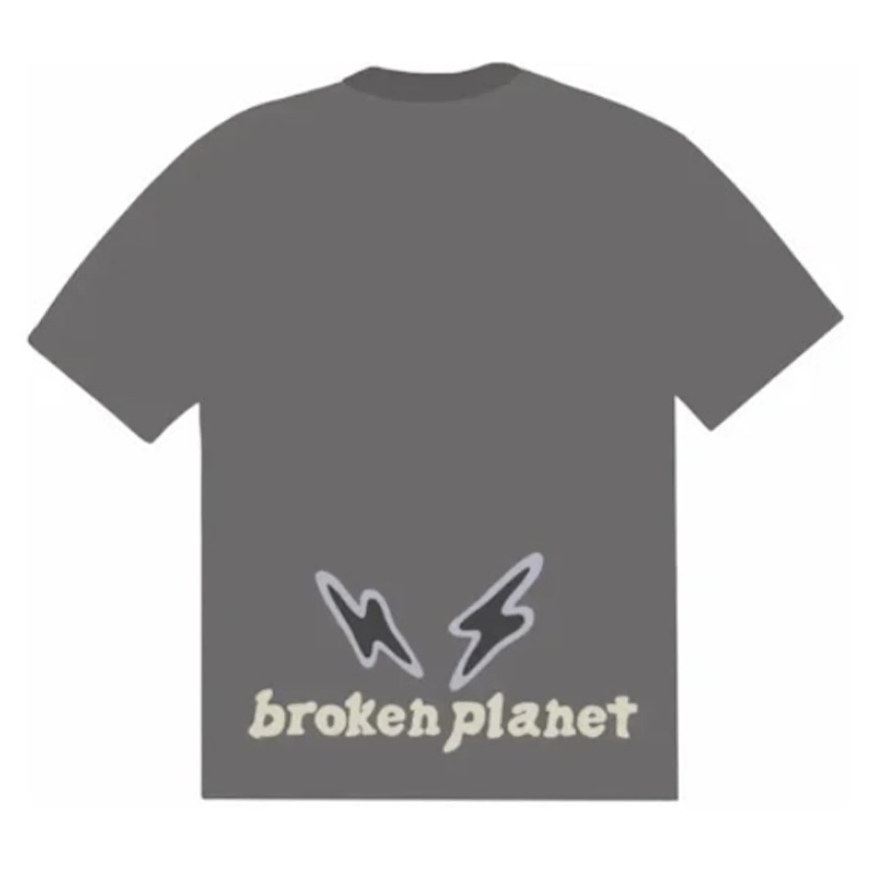 Broken Planet T-Shirt 'Find Your Balance' - Ash Grey - Image 2