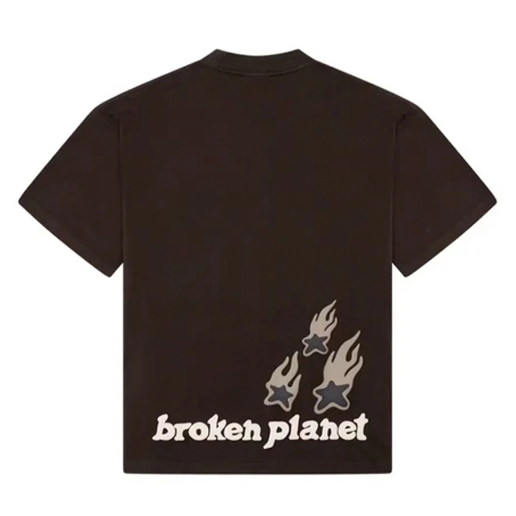 Broken Planet T-Shirt 'Heartless Love' - Mocha Brown - Image 2