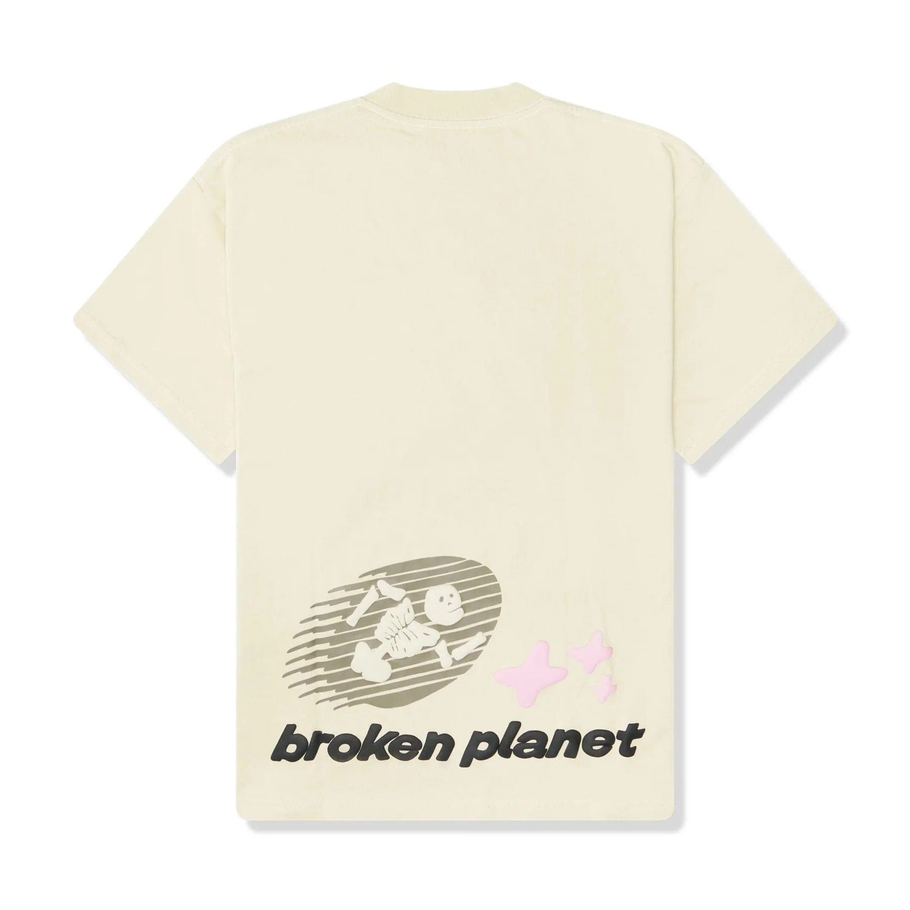 Broken Planet T-Shirt 'Cosmic Speed' - Bone White - Image 2