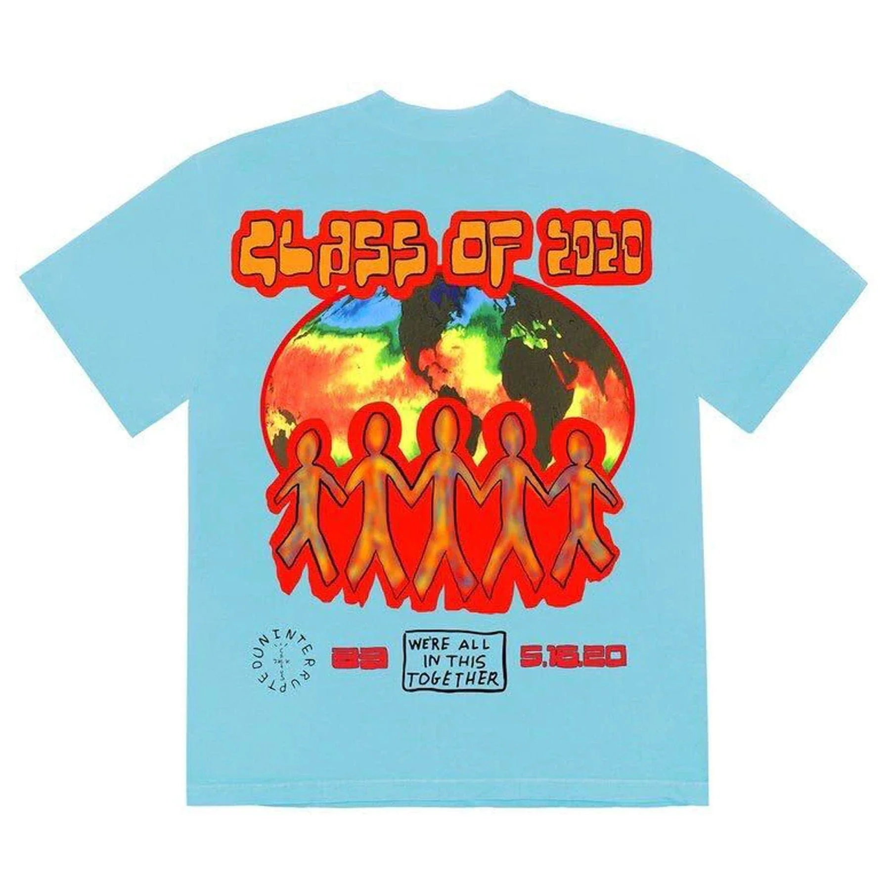 Cactus Jack by Travis Scott Class Of 2020 T-Shirt 'Sky' - Image 2