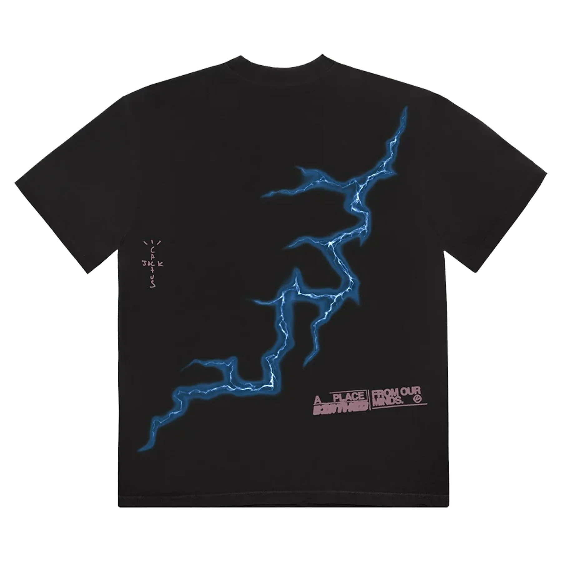 Cactus Jack by Travis Scott For Fragment Danger Tee 'Black' - Image 2
