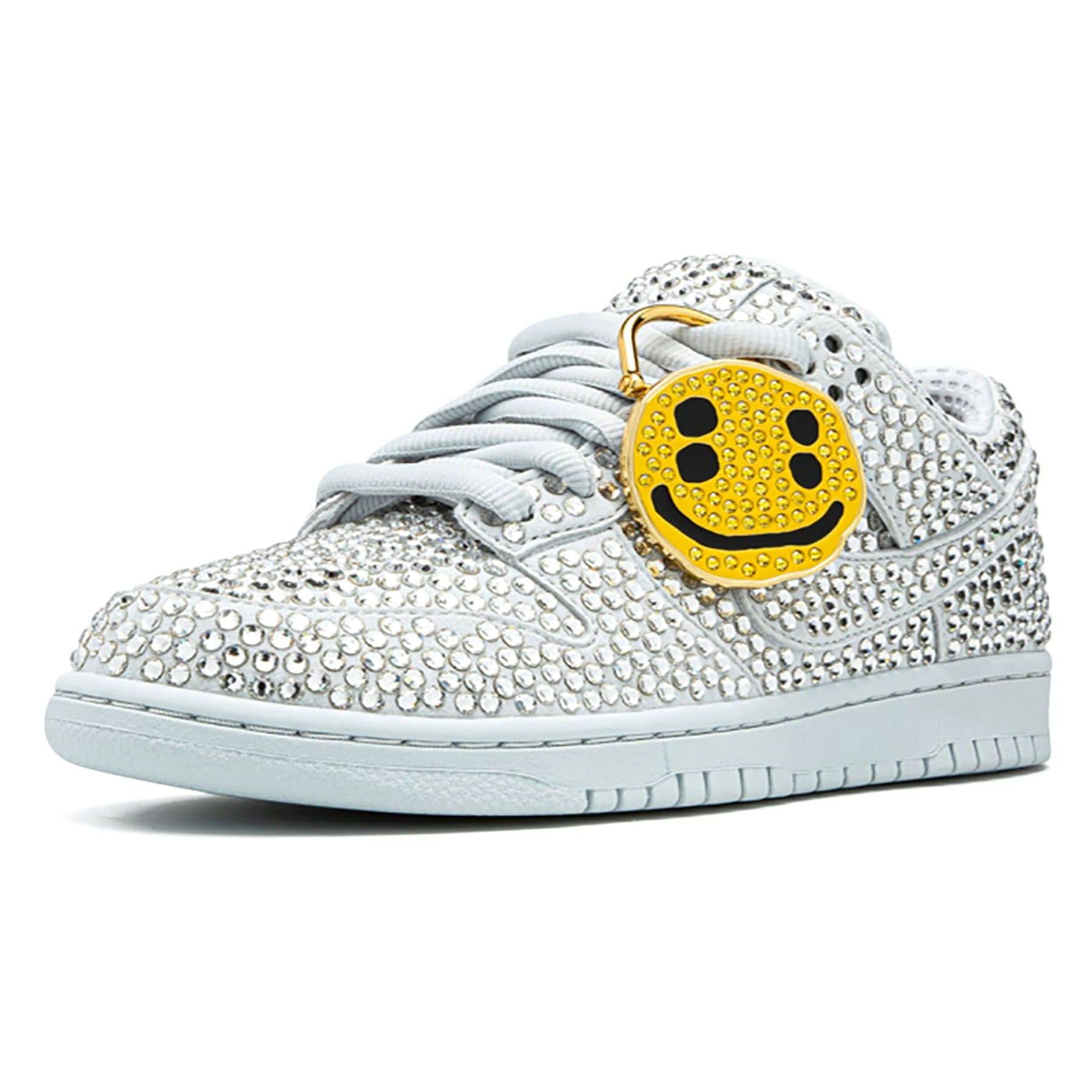 Cactus Plant Flea Market x Swarovski x Dunk Low 'Pure Platinum' - Image 4