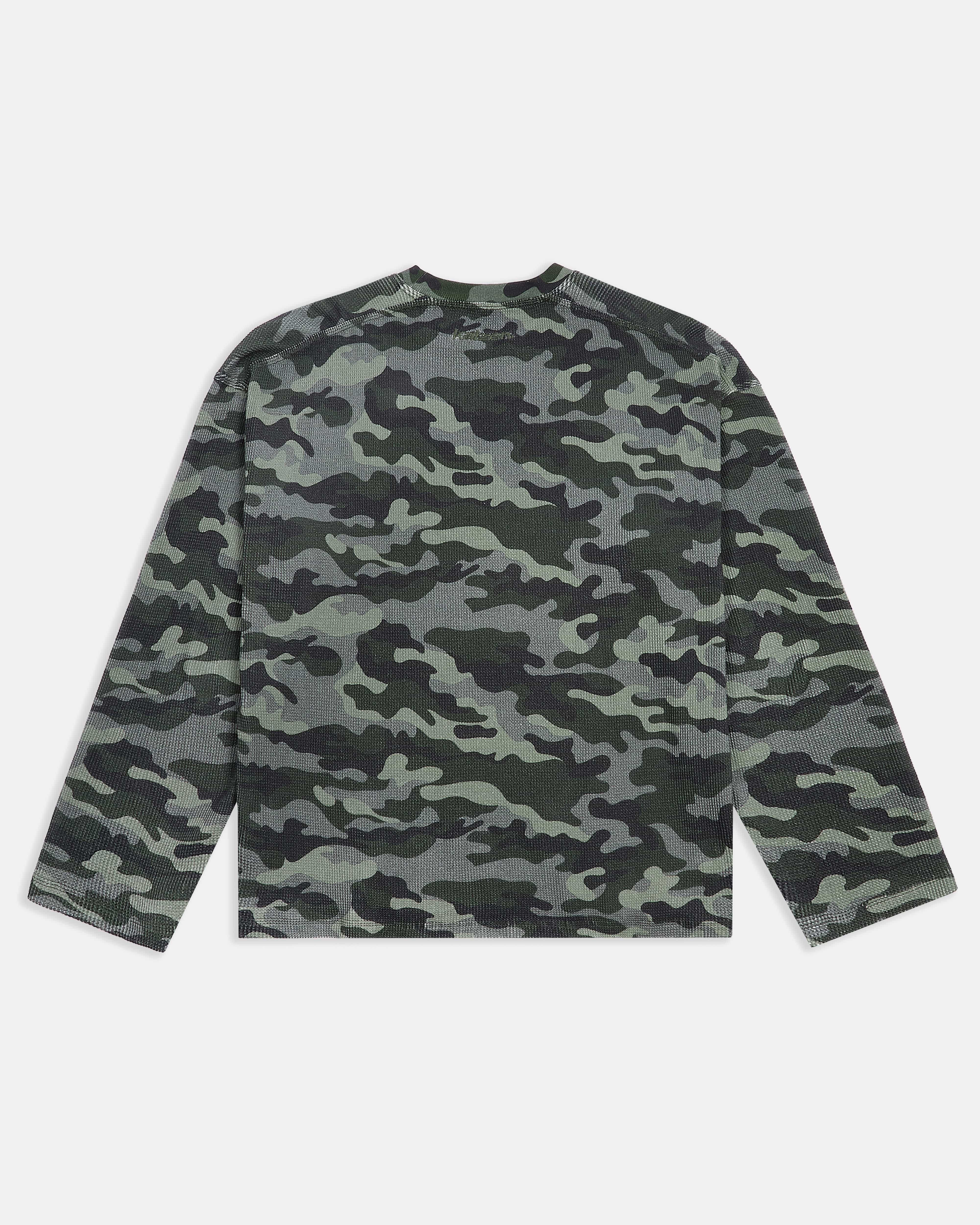 KAIZEN MARKET CAMO WAFFLE LONGSLEEVE - Image 2