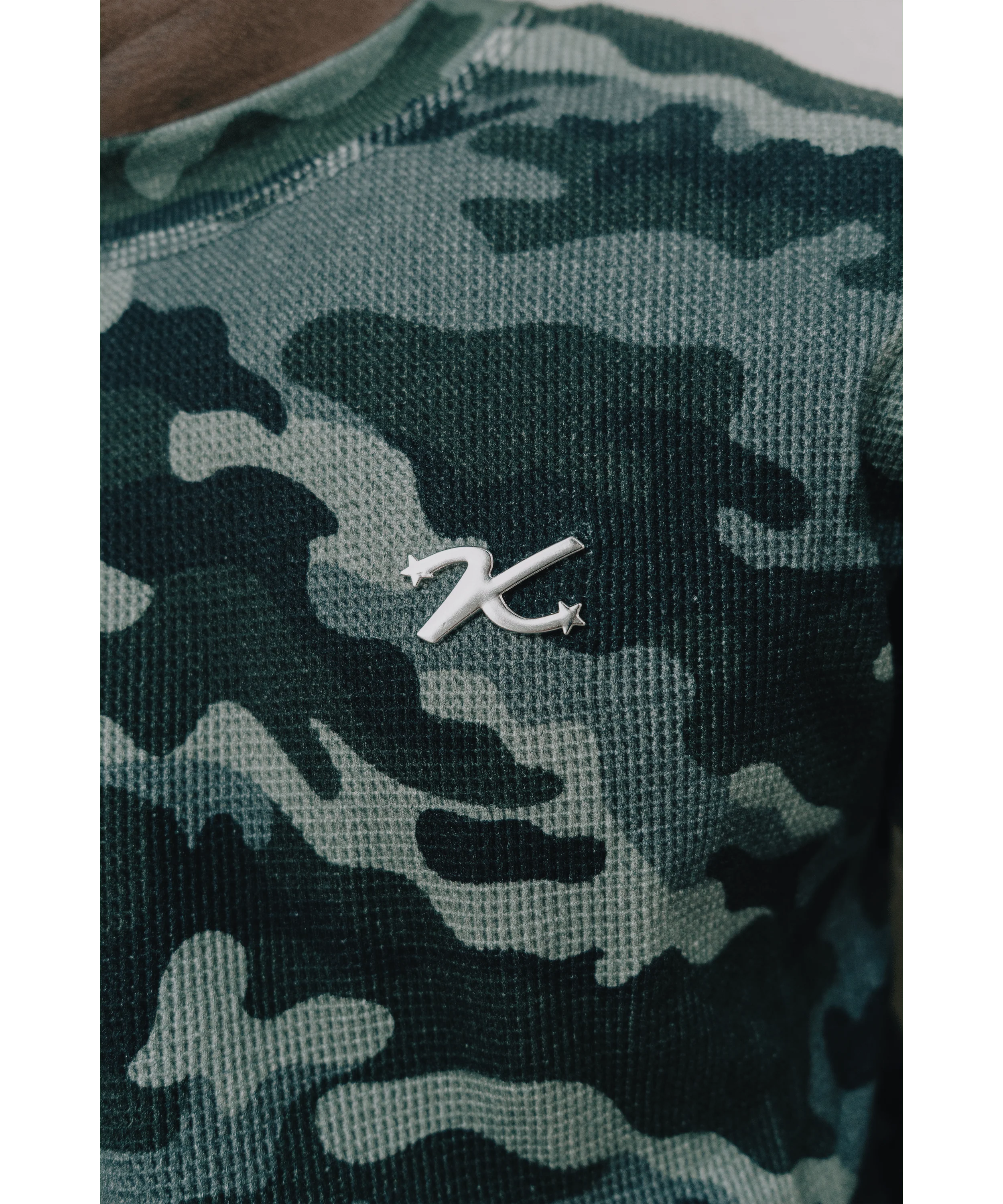 KAIZEN MARKET CAMO WAFFLE LONGSLEEVE - Image 5